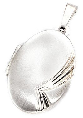 JOBO Medallionanhänger Anhänger Medaillon oval, 925 Silber