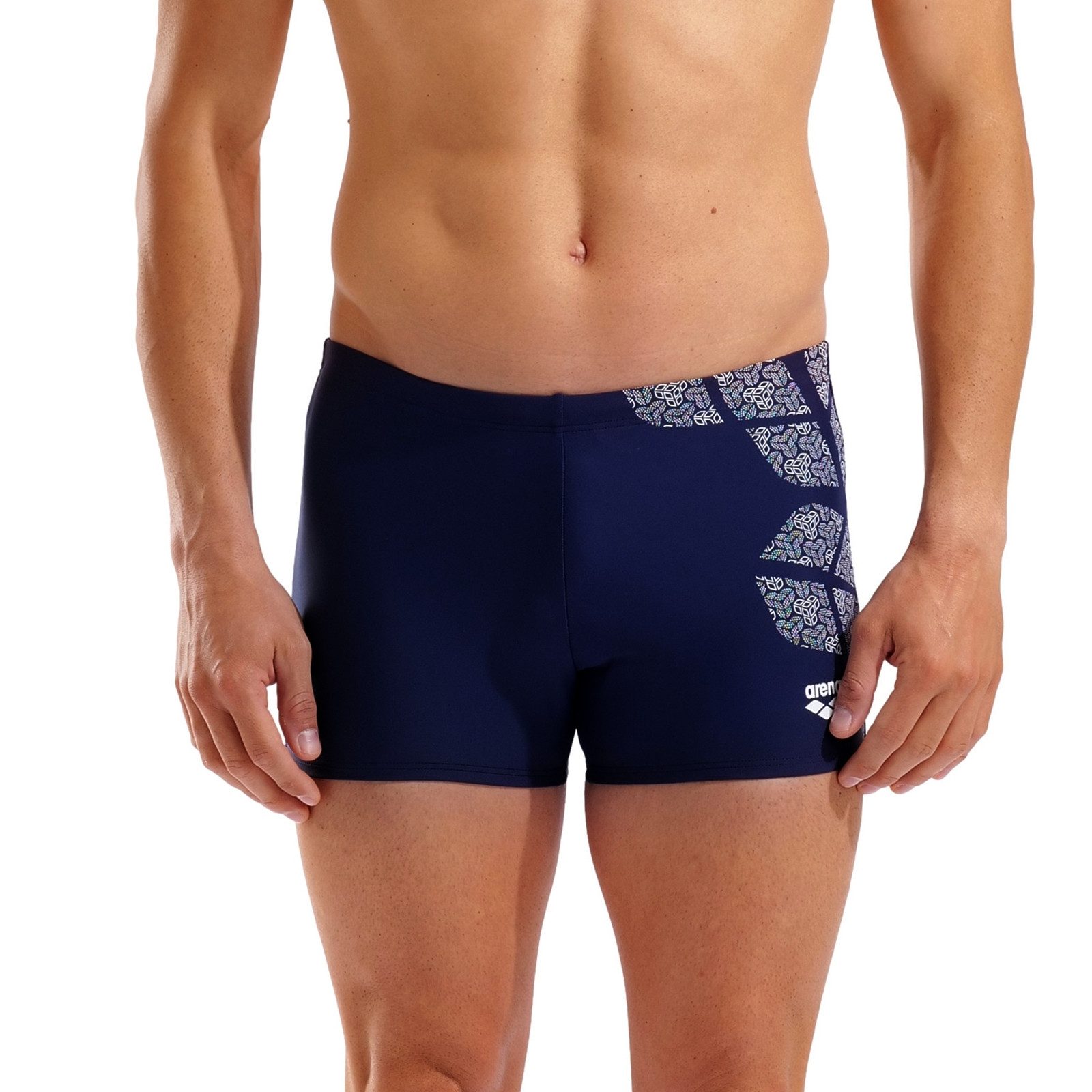 Arena Badeshorts Kikko Swim Short mit Silikonprint – Bild 4 von 5
