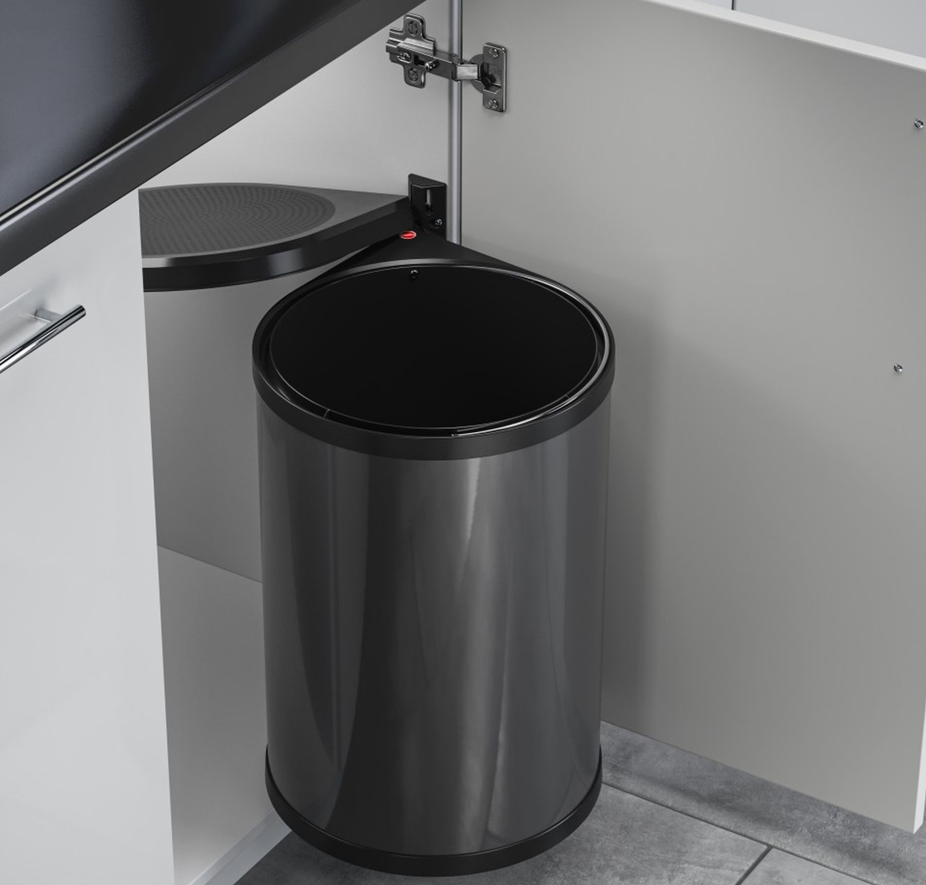 Hailo Einbaumülleimer Hailo Mülleimer Küche Einbau ab 40cm Schrank Bad Kosmetikeimer 1x 20 L, siehe Beschreibung