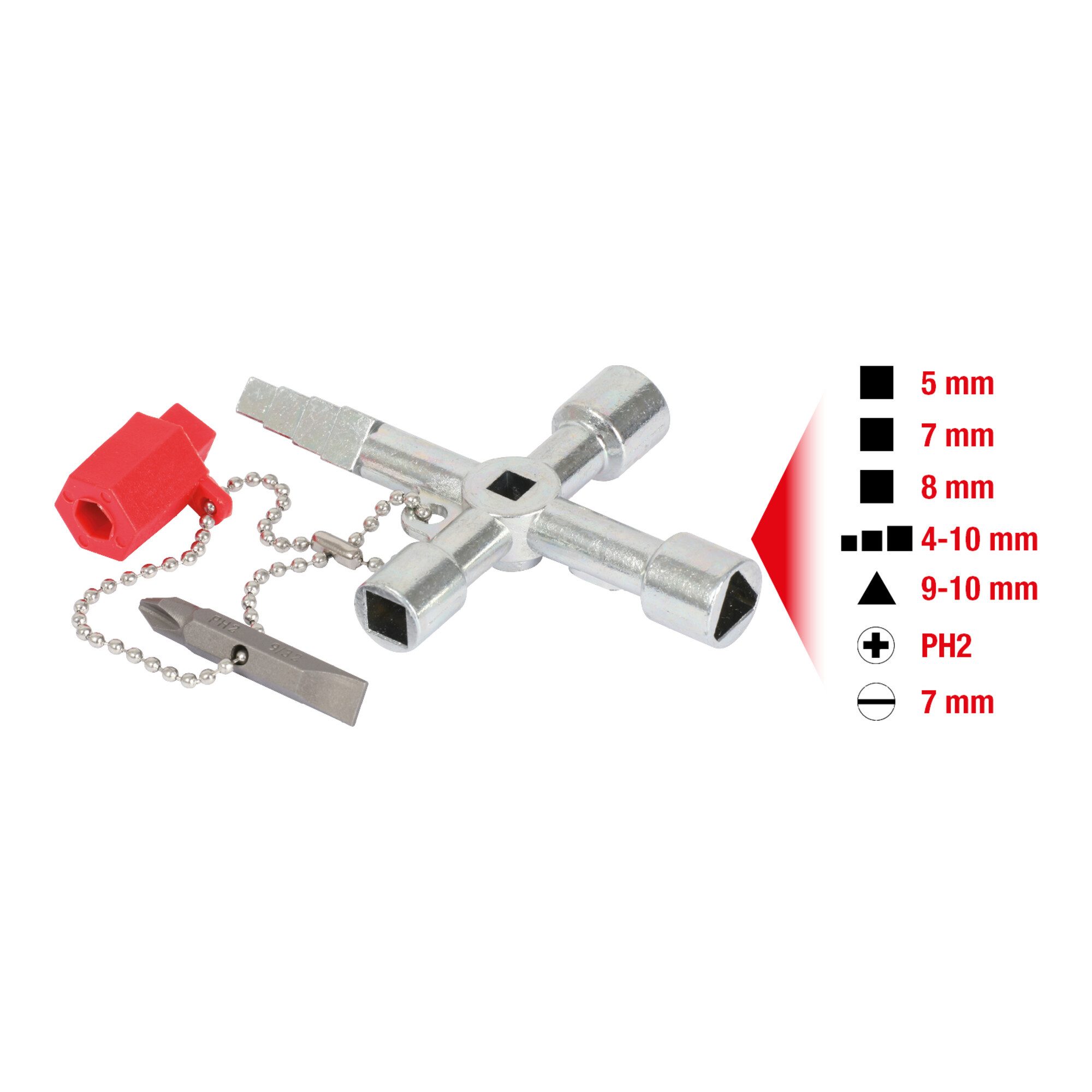 KS Tools Verlängerung KS Tools Universal-Schaltschrankschlüssel, 61mm