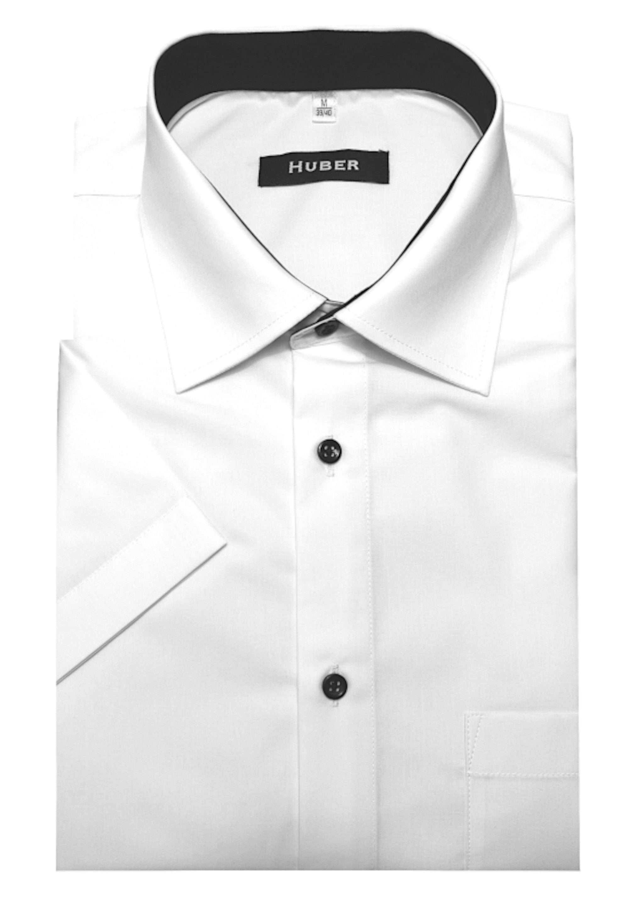Huber Hemden Kurzarmhemd HU-0199 Kentkragen, Kontrast, günstig online kaufen