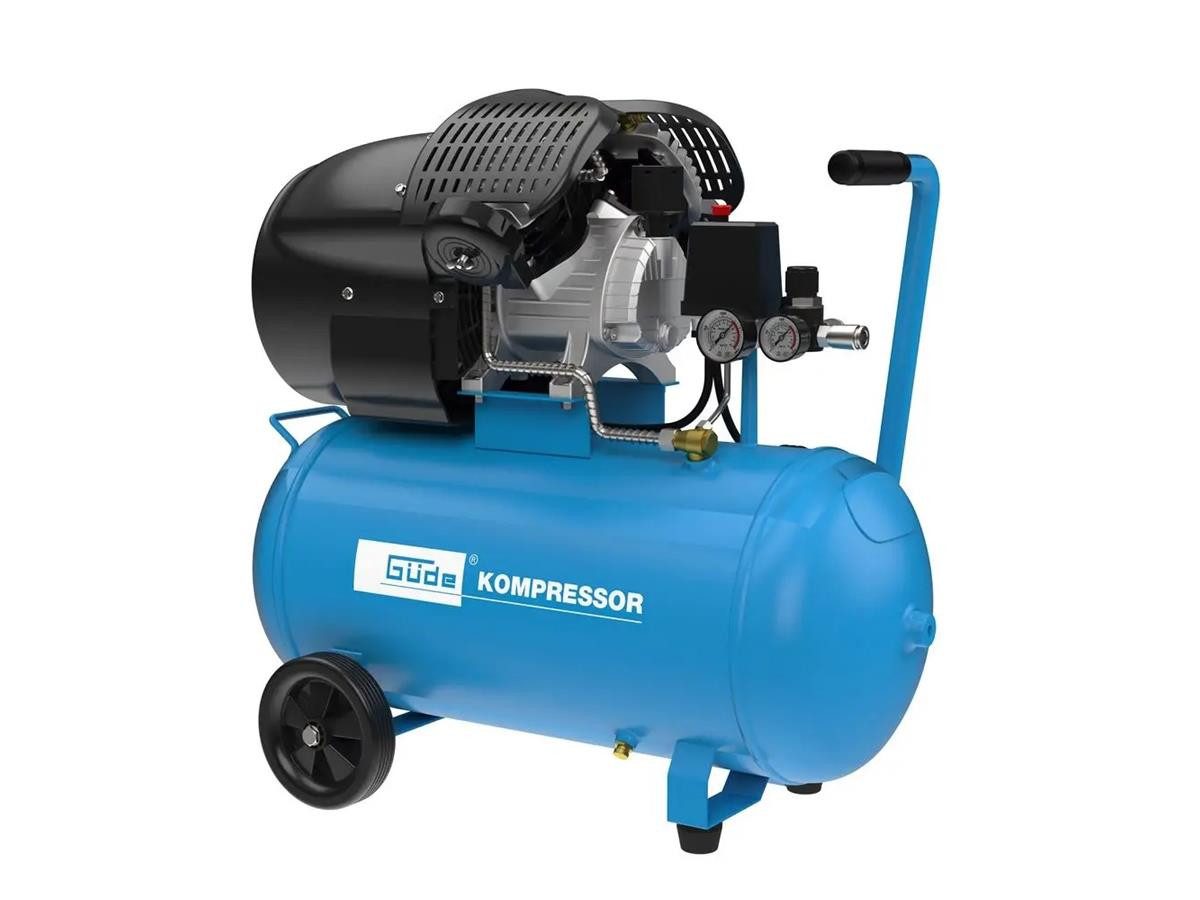 Güde Kompressor 405/10/50, 2200 W, max. 10 bar, 50 l, 10 bar max. Betriebsdruck, Druckminderer