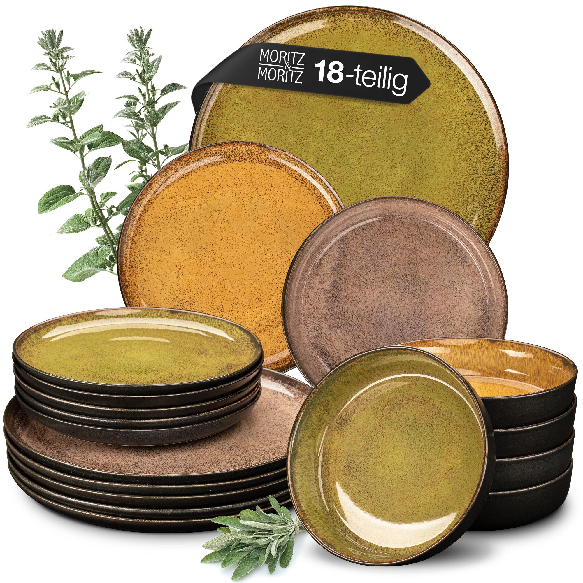 Tafelservice VIDA Geschirr Set Vintage