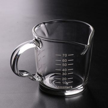 FELIXLEO Vorratsdose 2er Set Messbecher, Measuring Cups 1L, Meßbecher für Mehl, Zucker, (2-tlg)