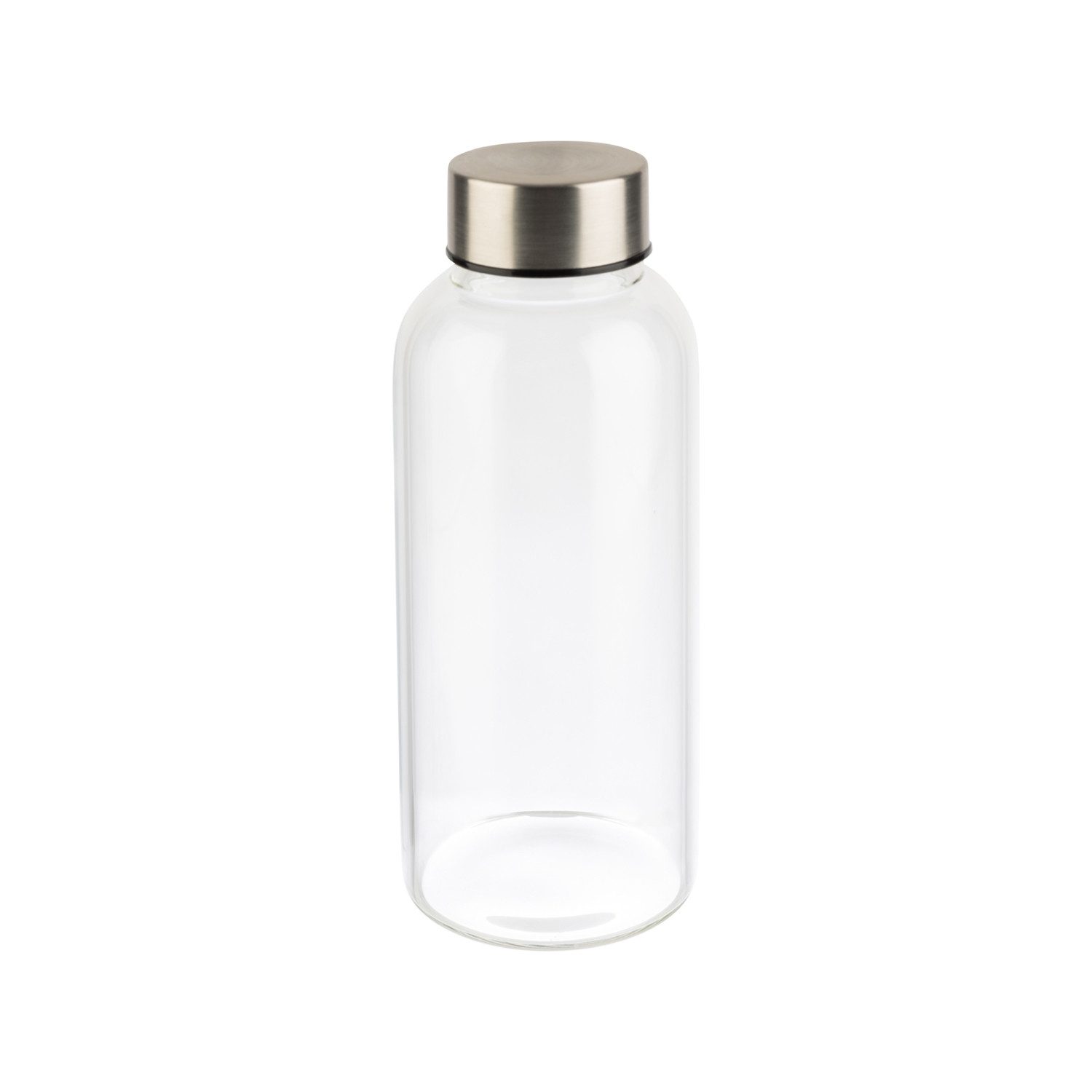 APS Trinkflasche EVERFILL, Glas, 0,4 Liter, Ø 6,5 cm, Höhe 18 cm, ideal für Wasser, Saft oder Getränke im Alltag und unterwegs