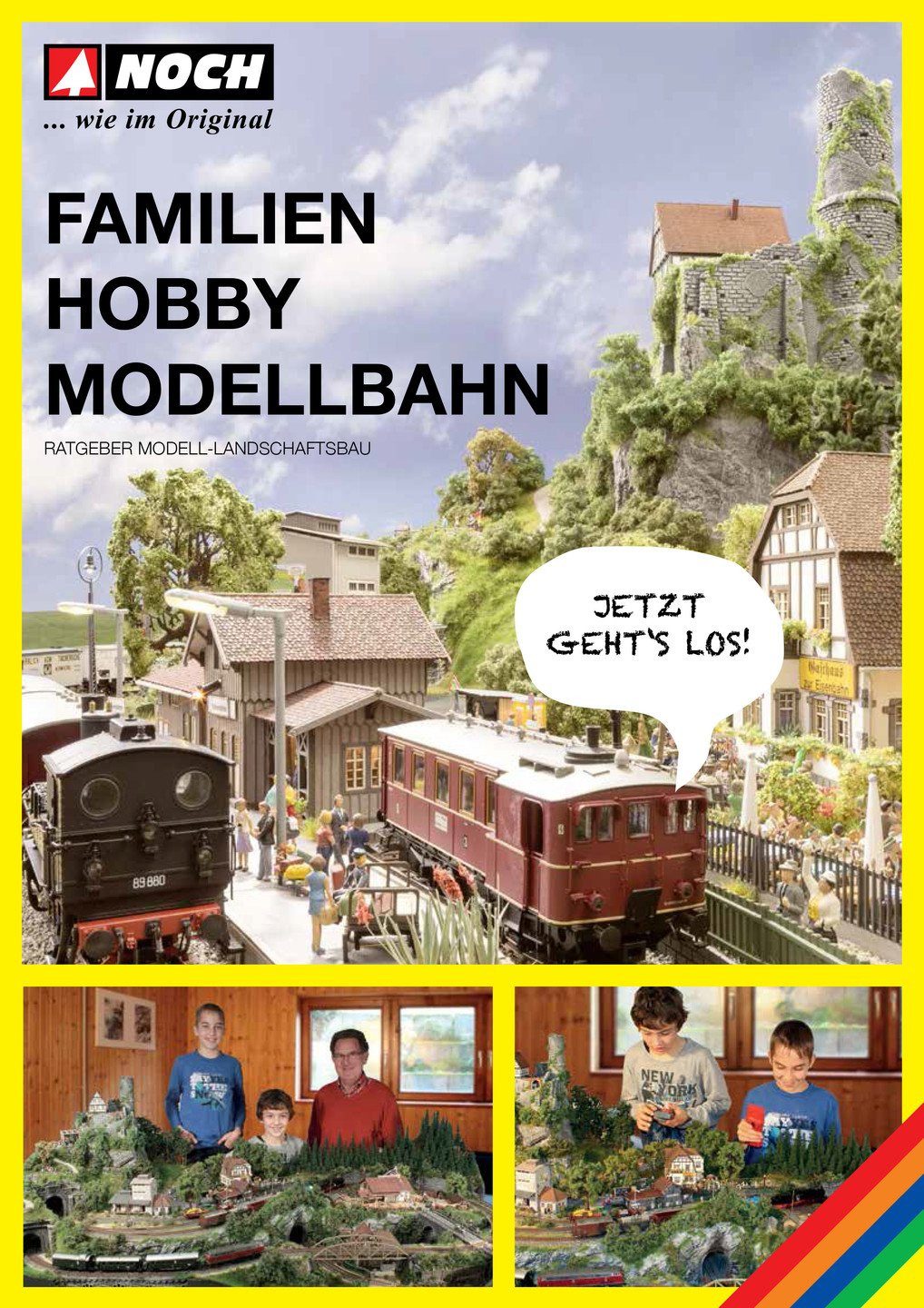 Modelleisenbahn-Spielunterlage NOCH, 71904, Ratgeber 'Familien-Hobby Modellbahn
