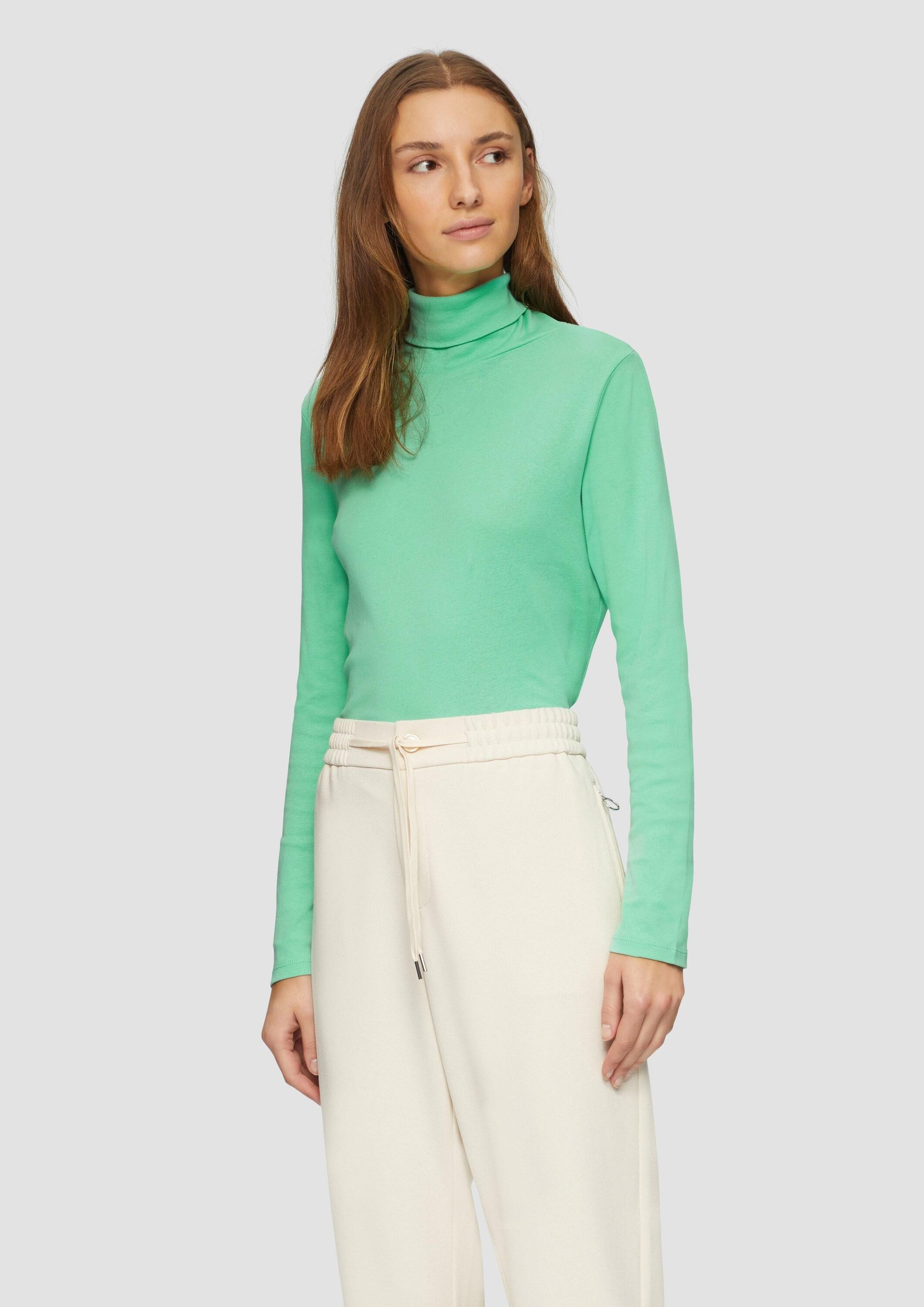 s.Oliver Langarmshirt T-Shirt Elastisches Langarmshirt mit günstig online kaufen