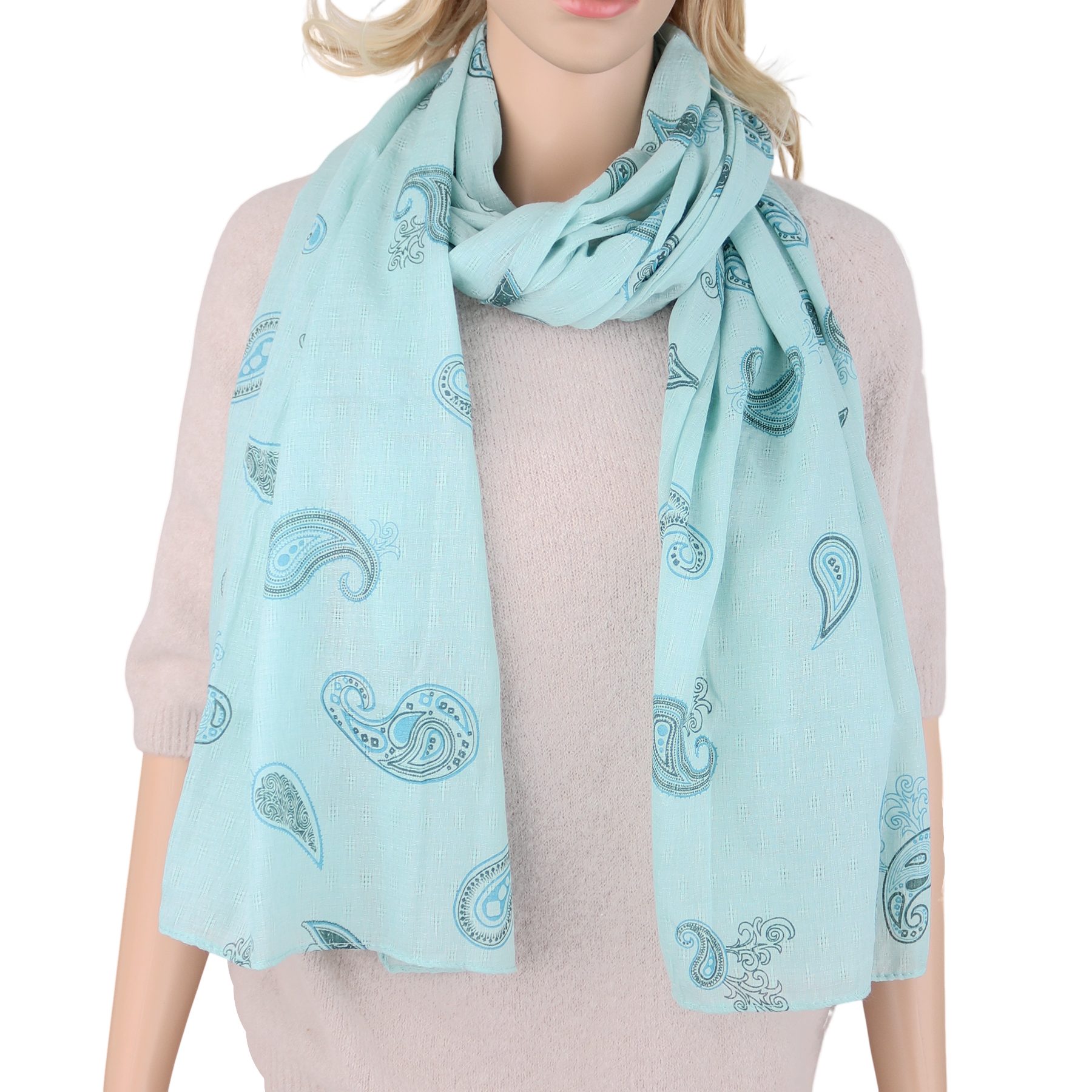 MIRROSI Modeschal Weicher & Leicht Großes Schal, ca.90x180cm, Paisley Print günstig online kaufen