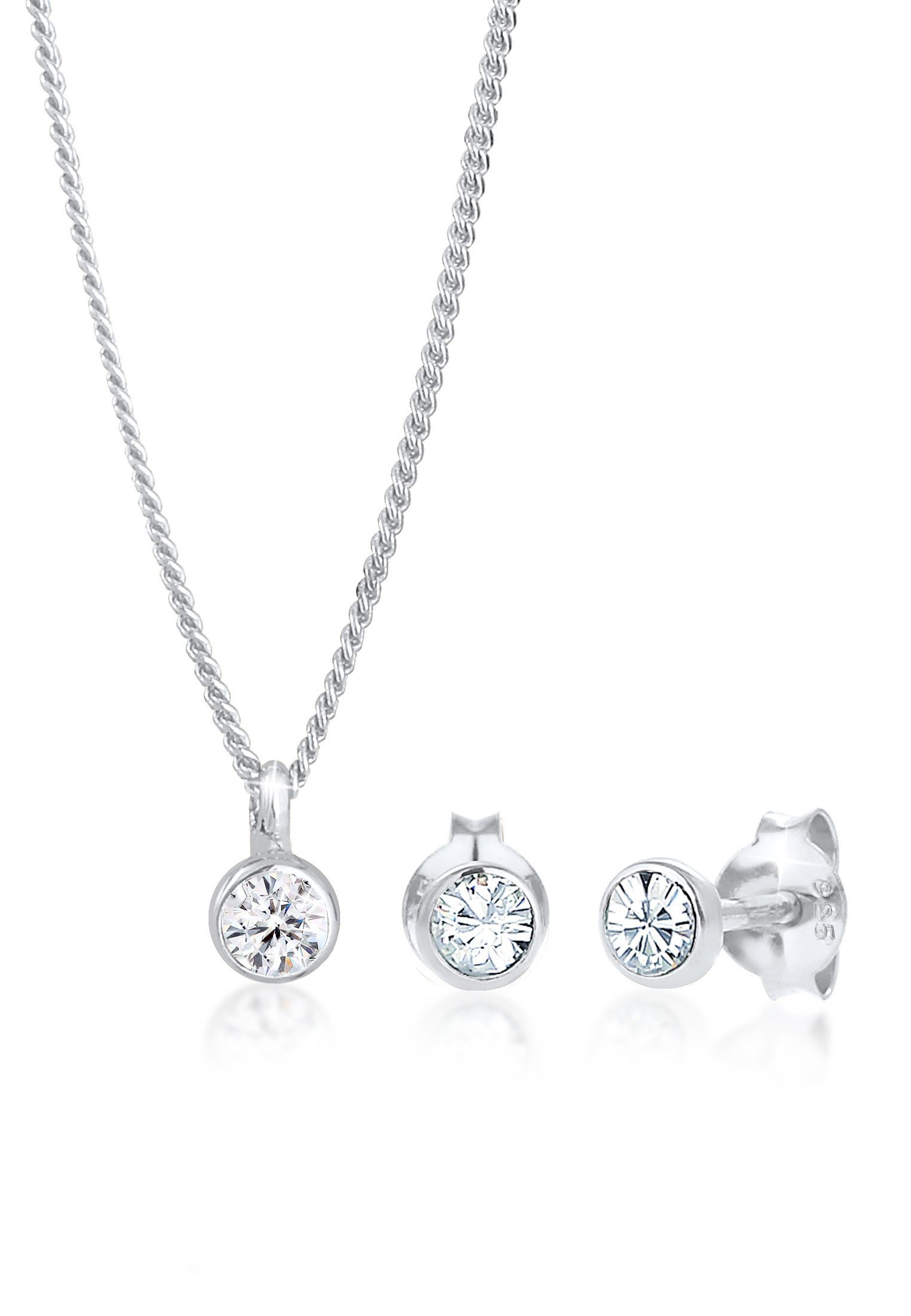 Elli Schmuckset Basic Solitär 925 Sterling günstig online kaufen