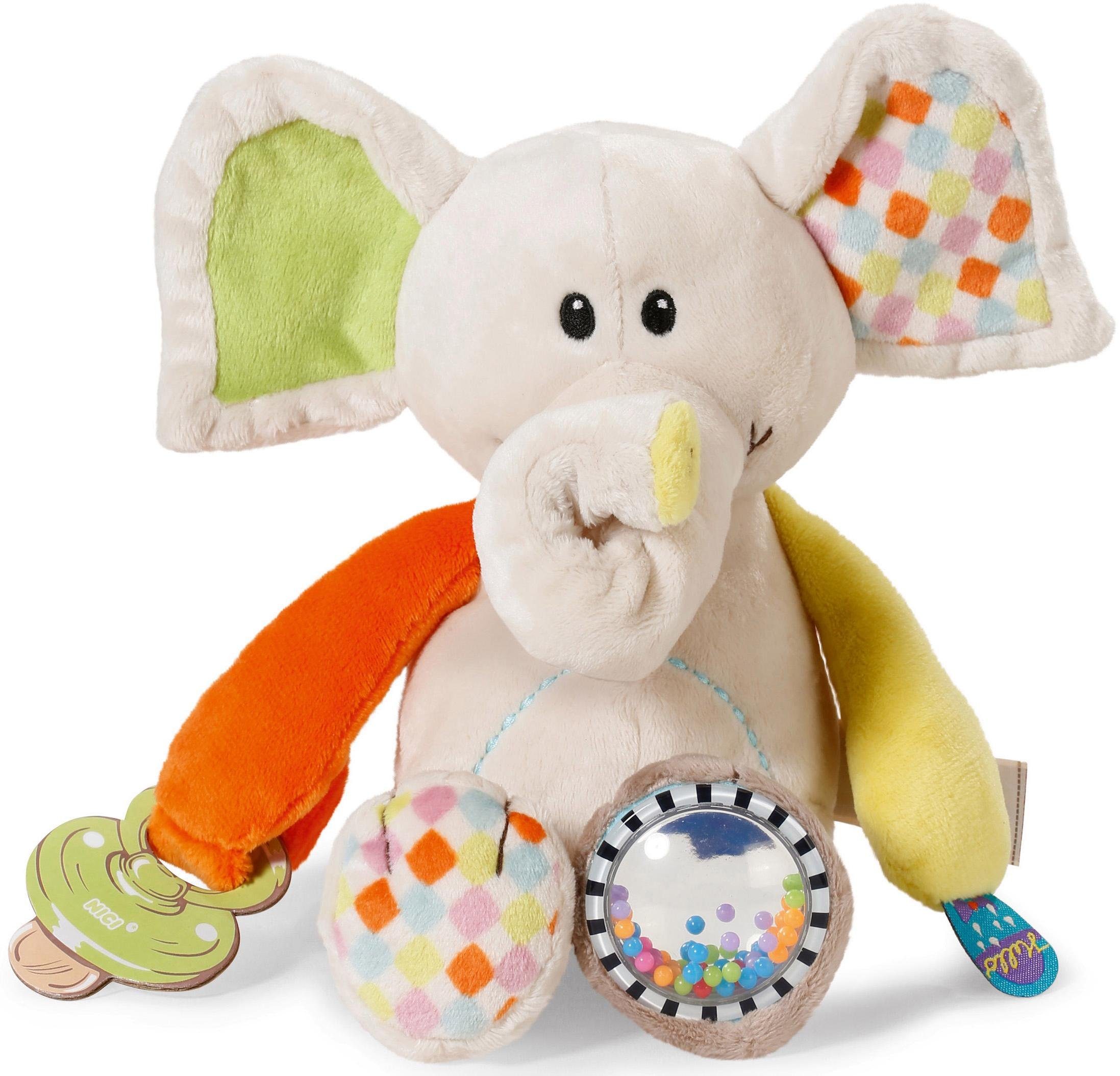 Nici Kuscheltier My First NICI, Activity Elefant Dundi, 23 cm