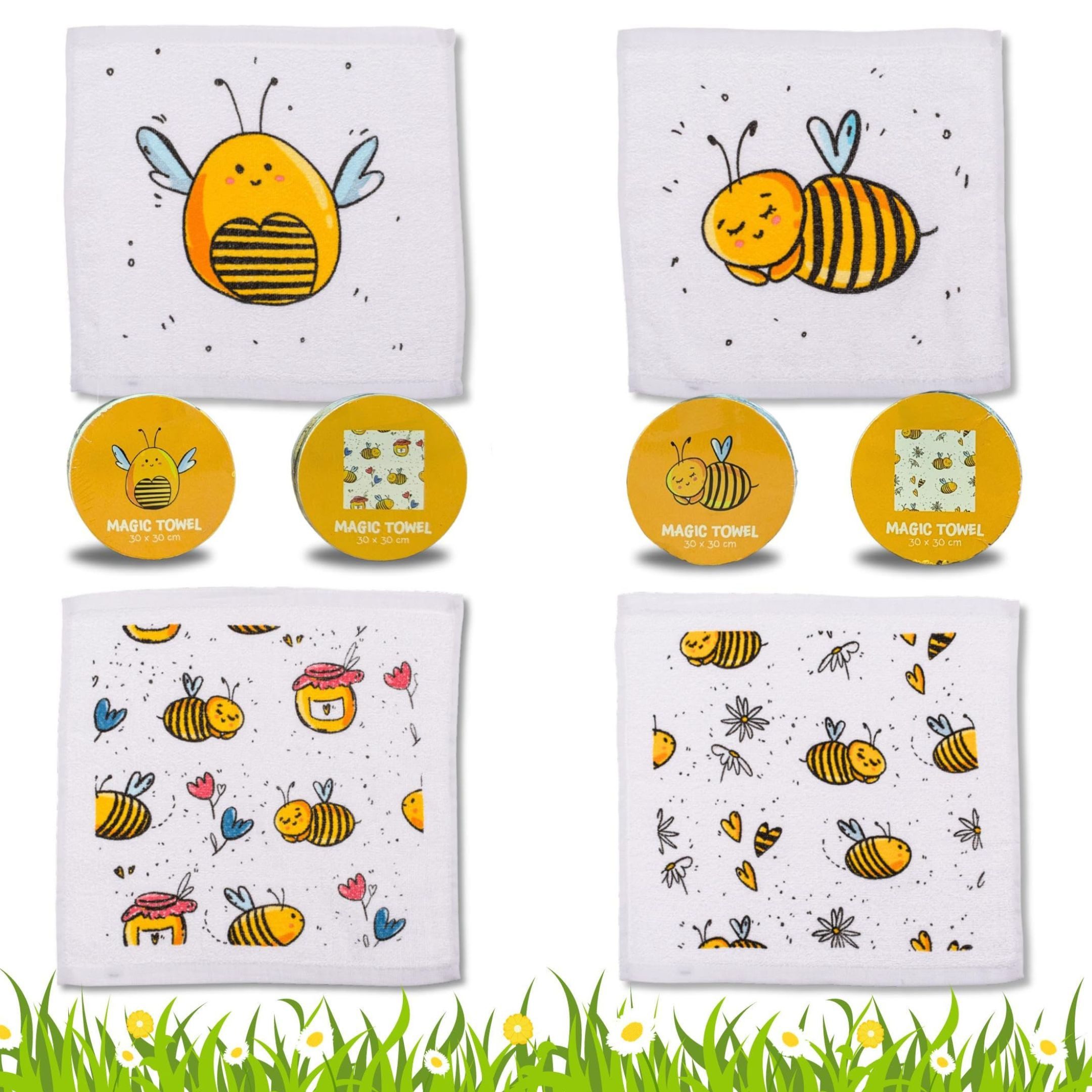 Bada Bing Handtuch Set Magisches Bienen Handtuch Zauberhandtuch Biene, Baum günstig online kaufen