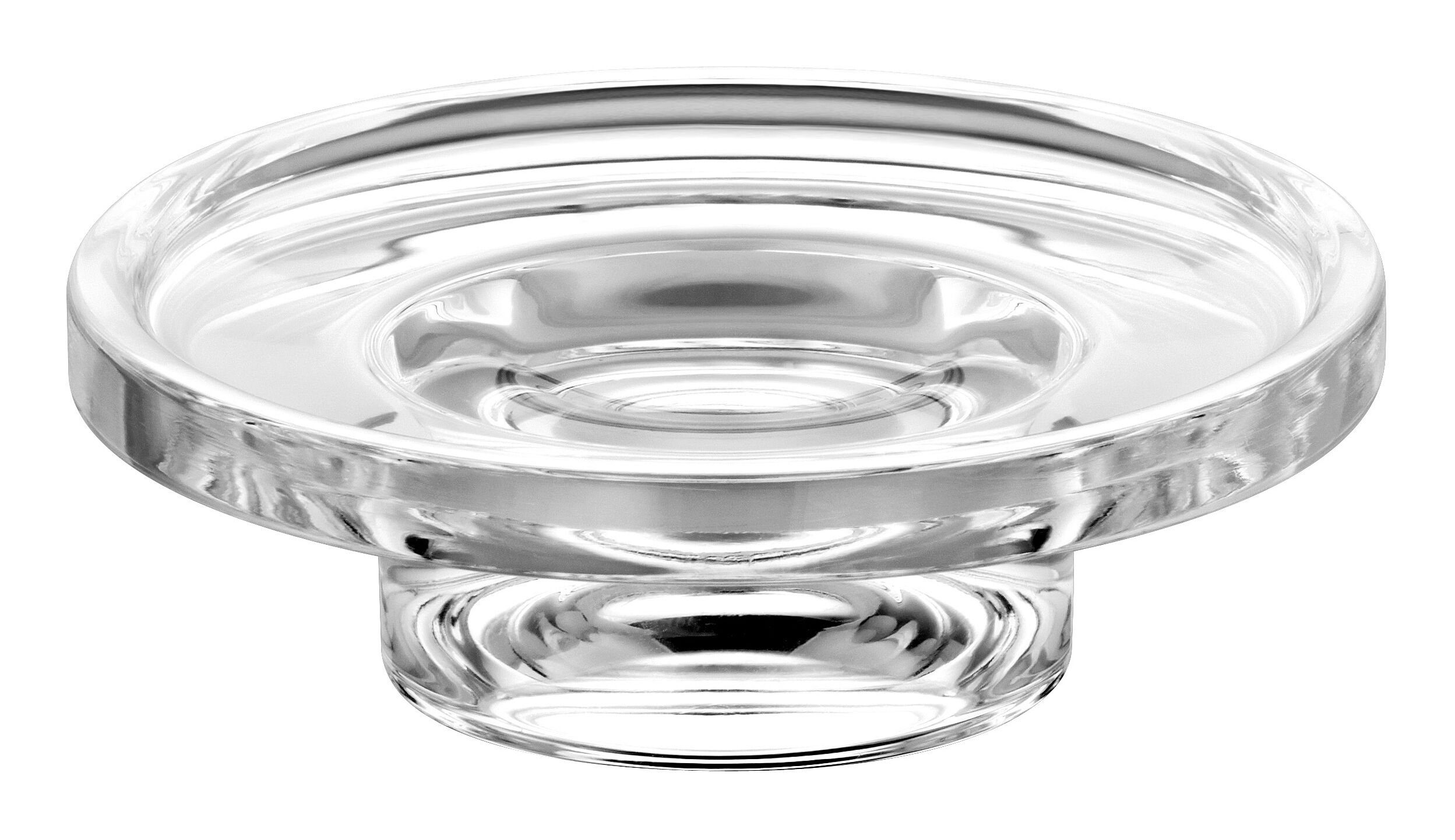 Keuco Seifenschale Plan, Breite: 11.1 cm, Echtkristall - Klar