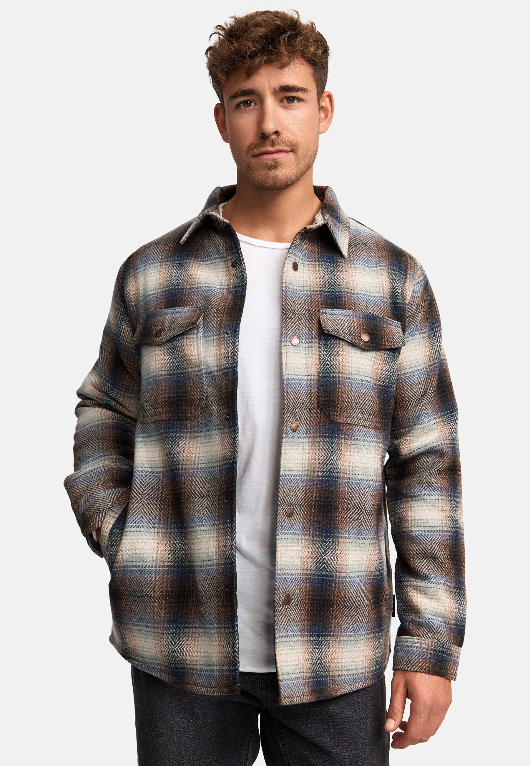 Indicode Sommerjacke Henderson stilvolle Hemdjacke mit günstig online kaufen