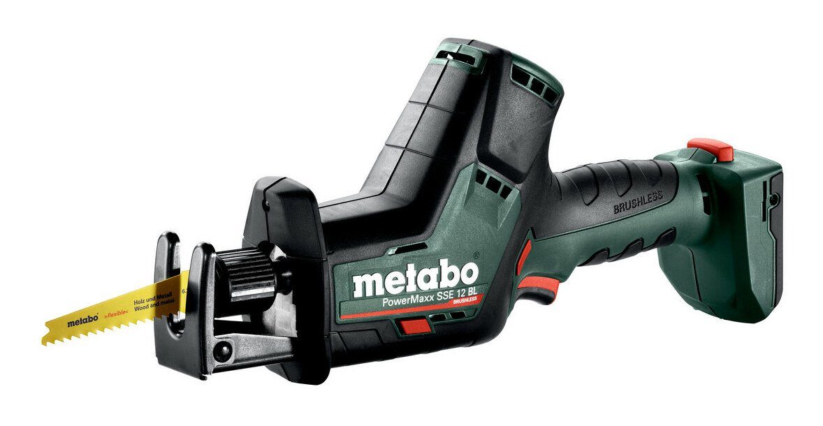 metabo Akku-Säbelsäge PowerMaxx SSE 12 BL, Ohne Akku in MetaBOX 145