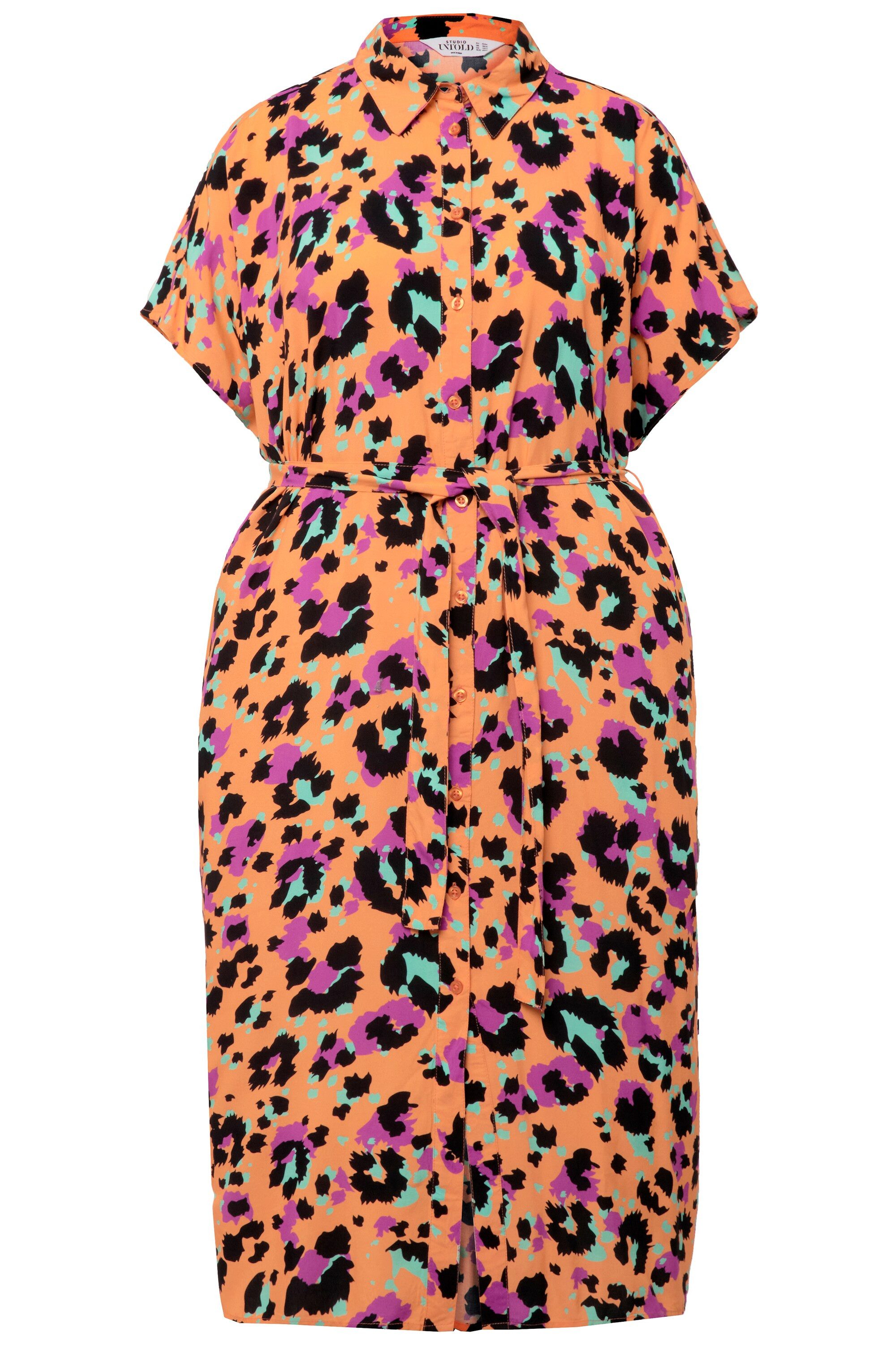 Studio Untold Hemdblusenkleid Hemdblusen-Midikleid oversized Color-Leo günstig online kaufen