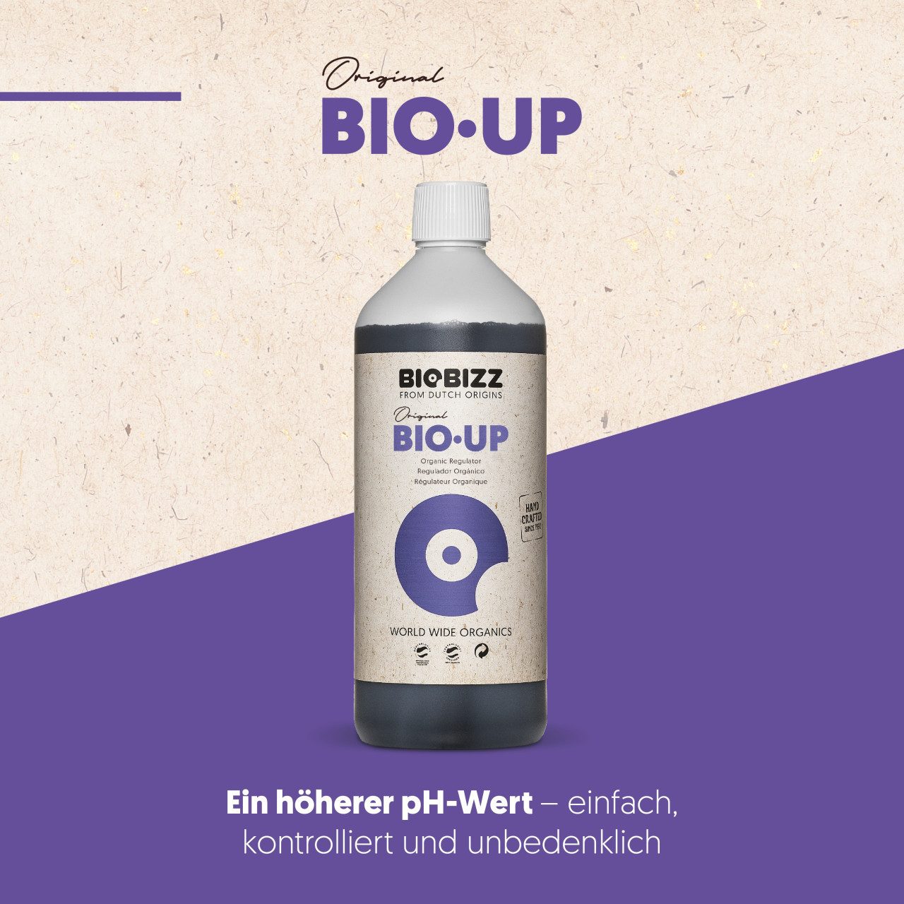 Biobizz Pflanzendünger BioBizz Grow Bio-Up pH-Regulator 250 ml, Bio