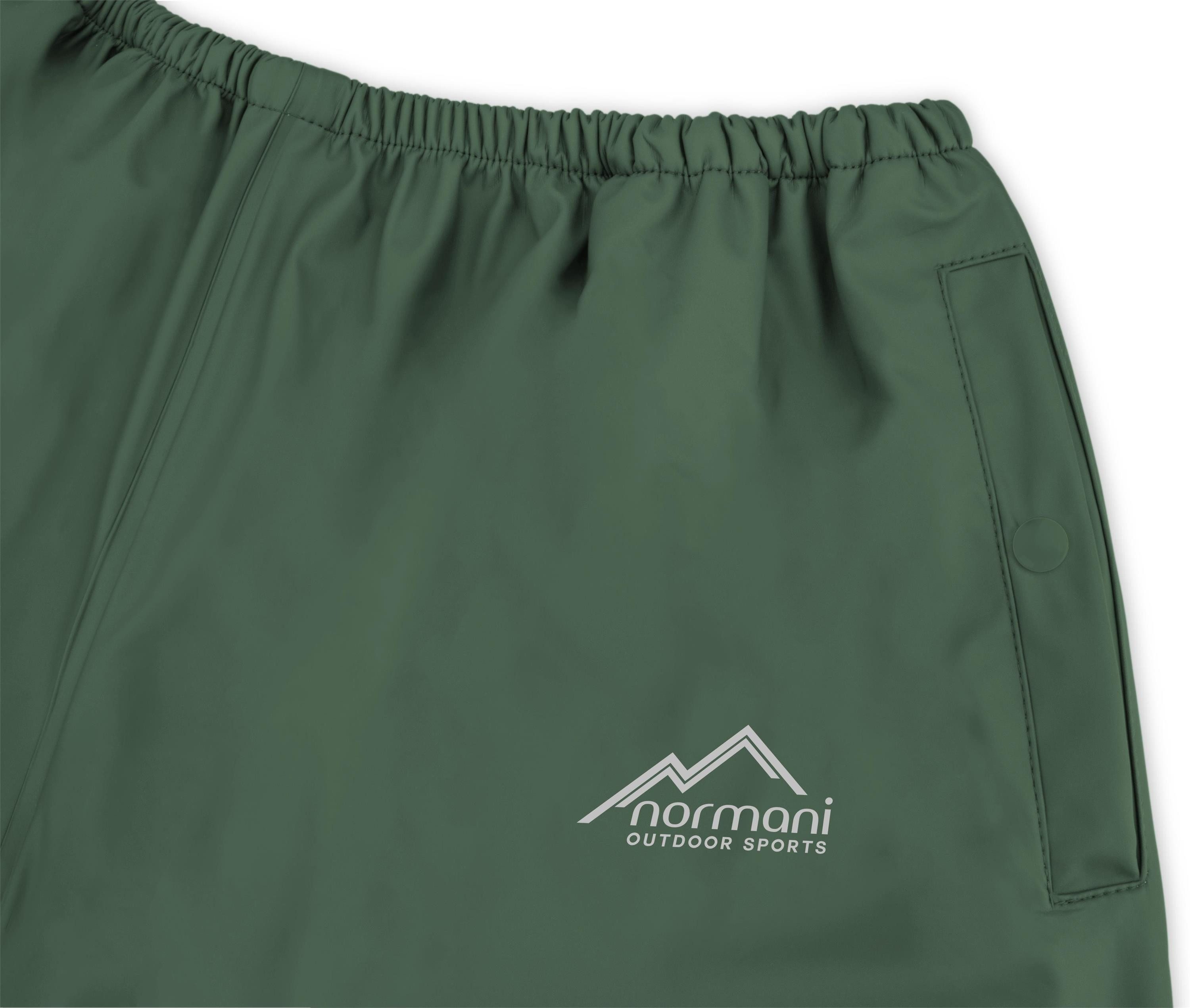 normani Regenhose Kinder Regenhose York Jungen und Mädchen - Wind- und wasserdichte Regenhose mit Reflektoren – Bild 3 von 5