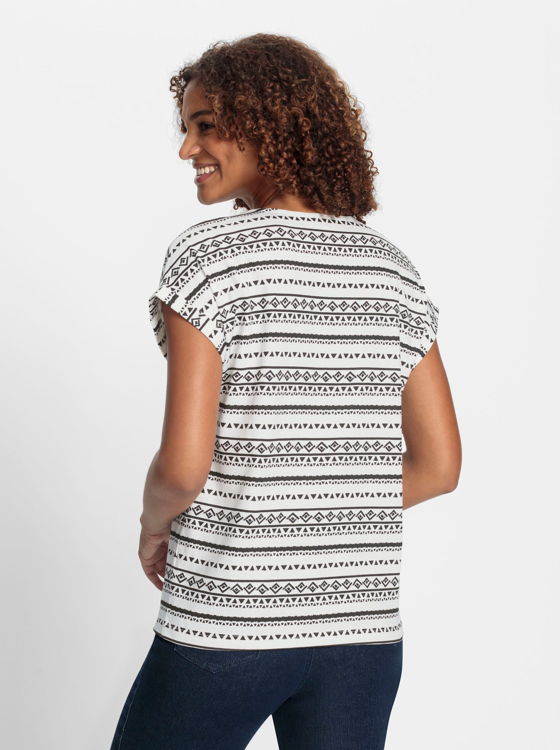 Casual Looks Print-Shirt "Print-Shirt", (1 tlg.) günstig online kaufen
