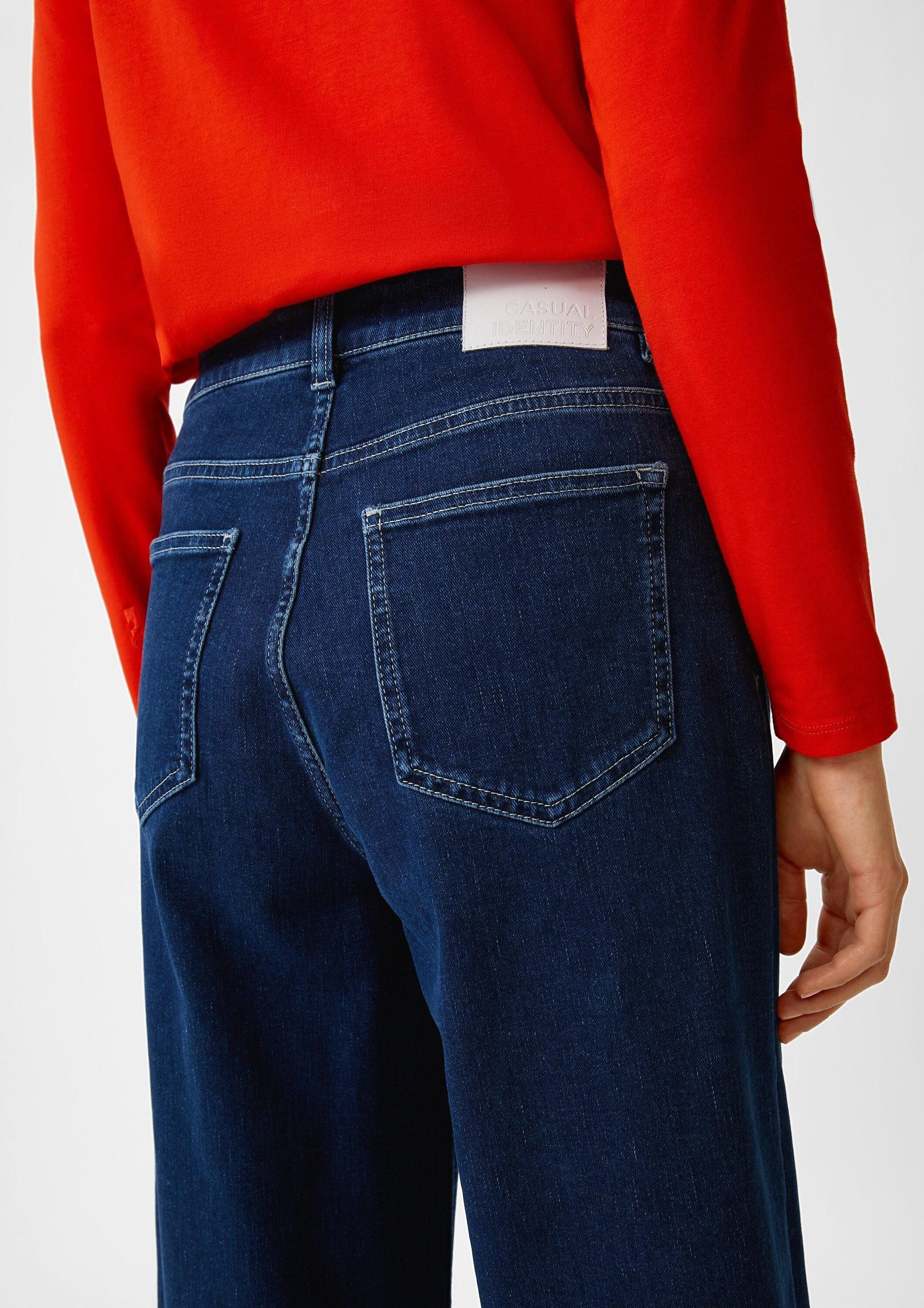 comma Weite Jeans Jeans-Hose Loose: Jeans mit Wide Leg