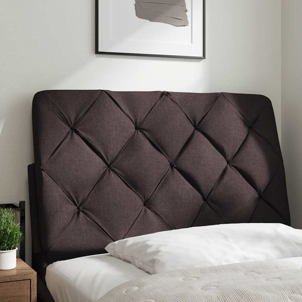 vidaXL Kopfteil Kopfteil-Kissen Dunkelbraun 80 cm günstig online kaufen