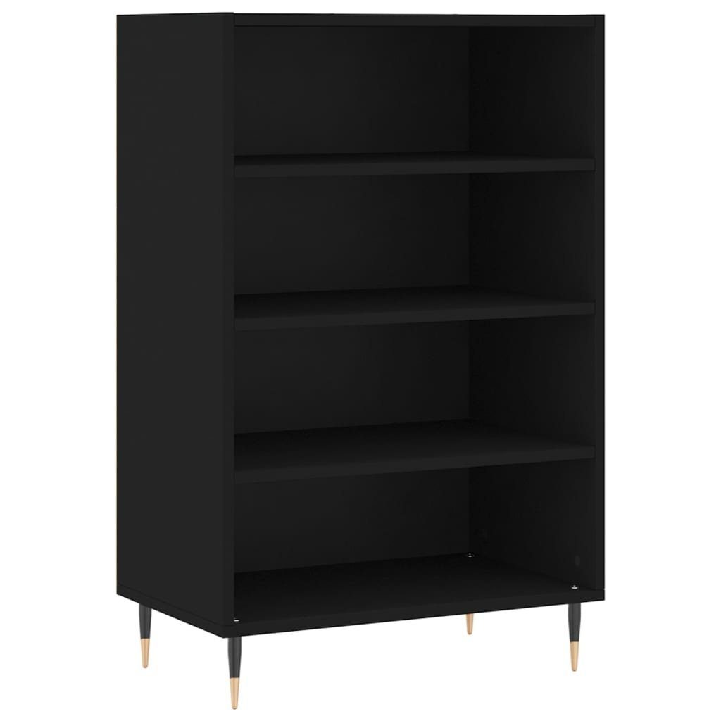 vidaXL Highboard Highboard Schwarz 57x35x90 cm Holzwerkstoff (1 St)