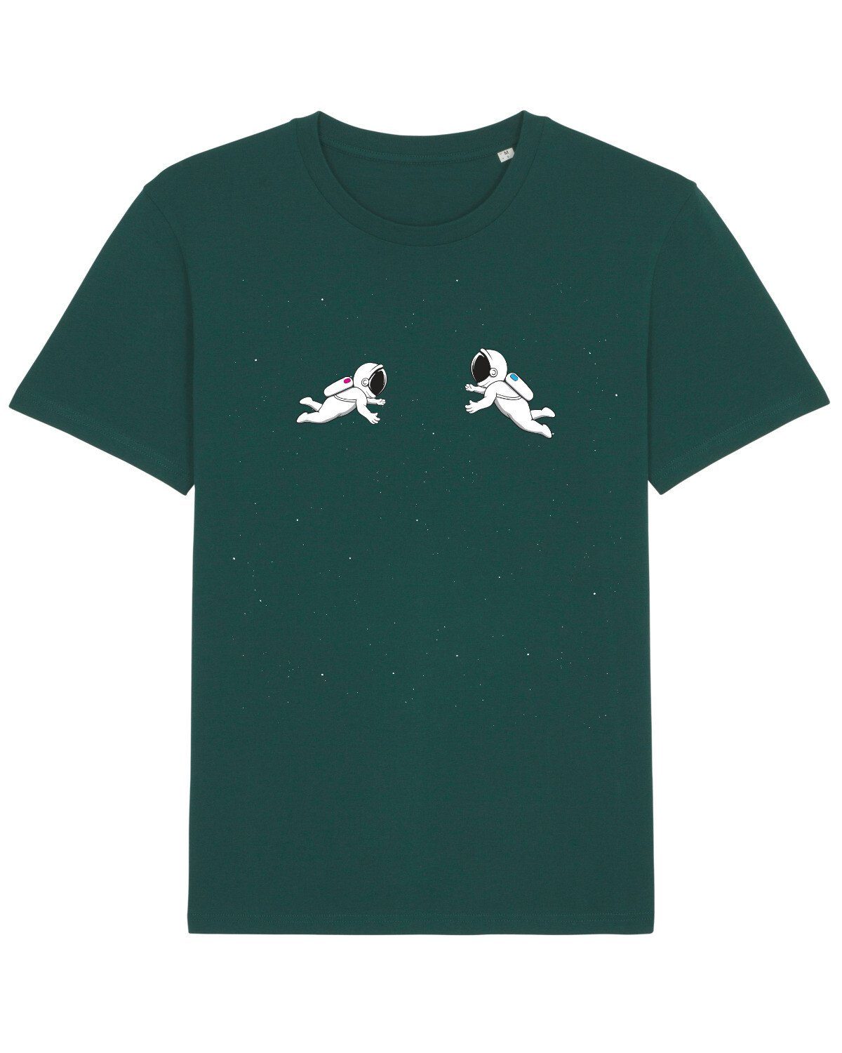 Print-Shirt Apparel wat? glazed (1-tlg) love Space grün