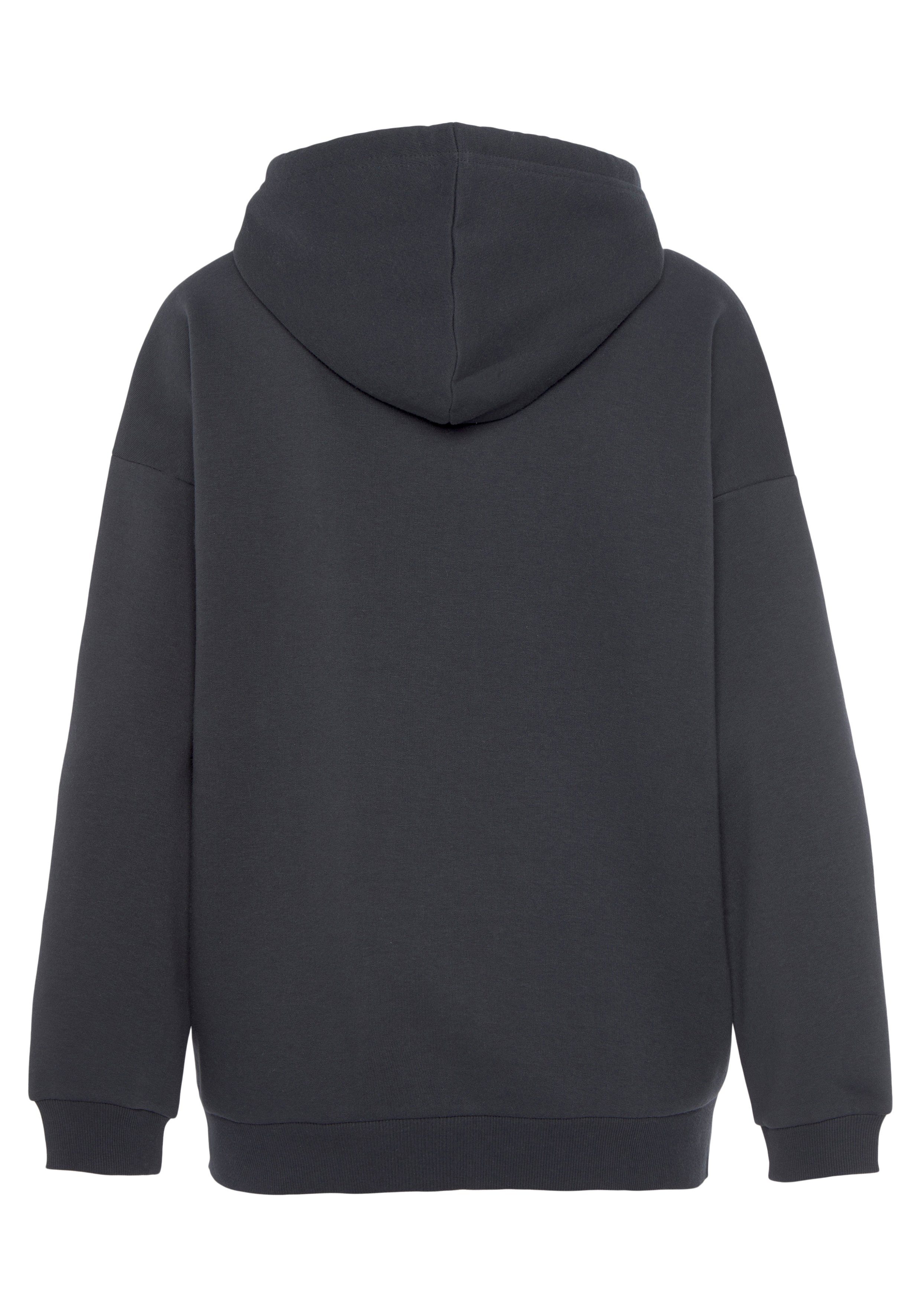 LASCANA Kapuzensweatjacke mit seitlichen Taschen und Innen angeraut, Loungewear