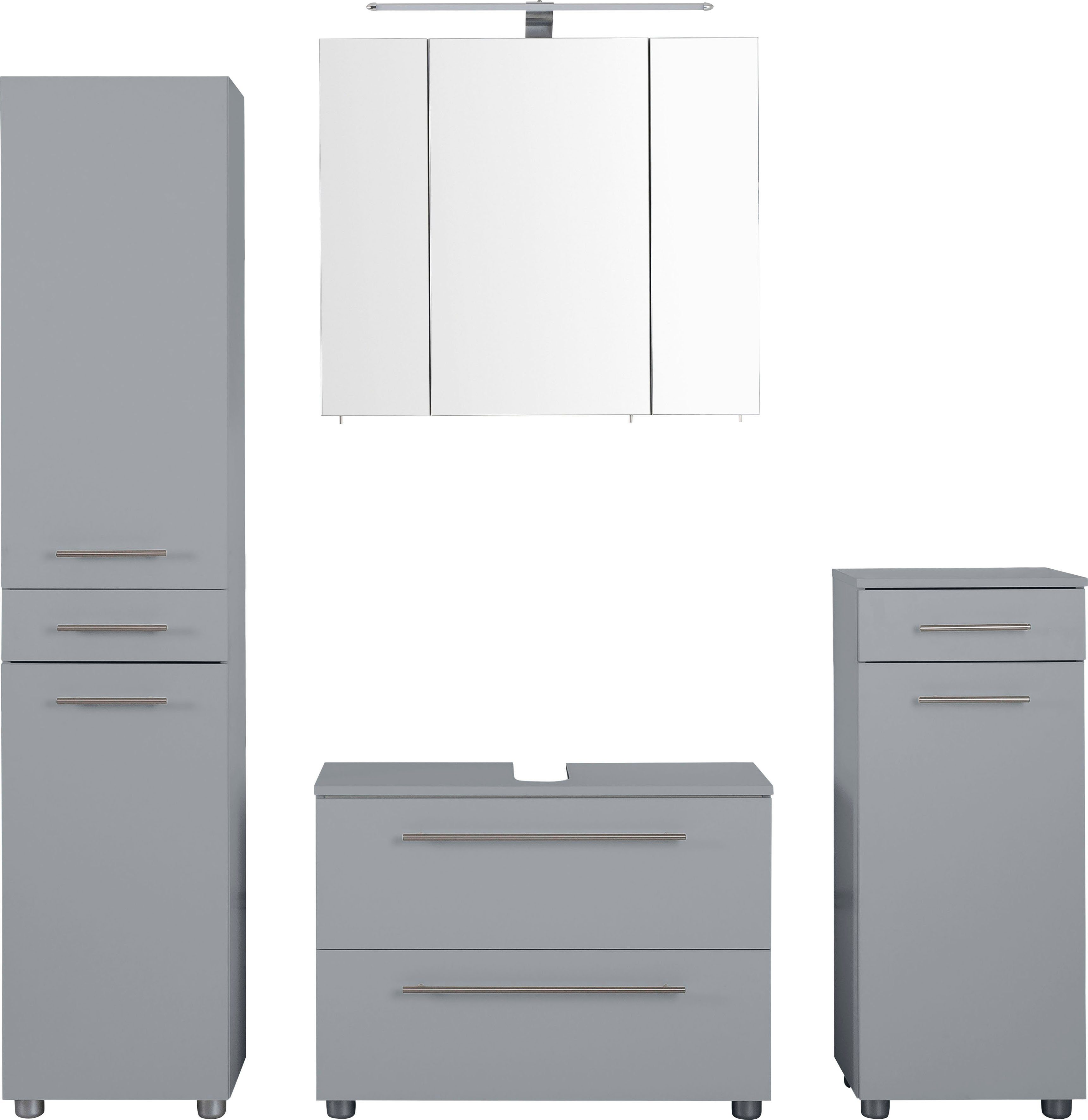 OPTIFIT Badmöbel-Set Bern, (4-St)