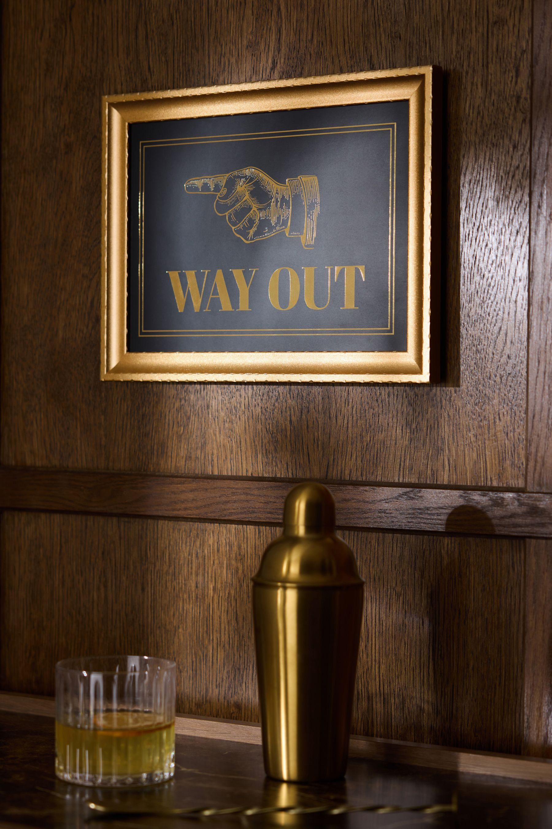 Next Wanddekoobjekt Wandkunst „Way Out“