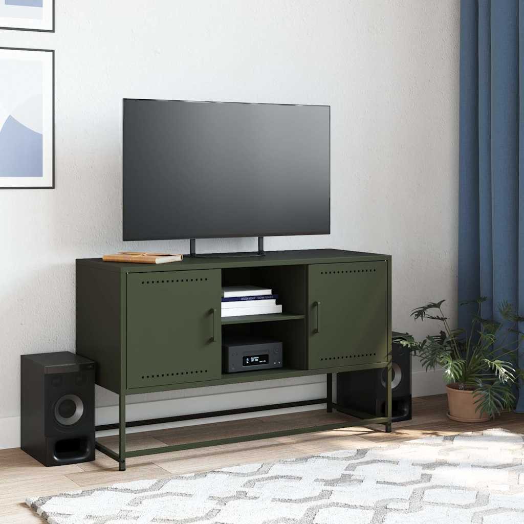 vidaXL TV-Schrank TV-Schrank Olivgrün 100,5x39x60,5 cm günstig online kaufen