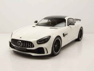 Minichamps Modellauto Mercedes AMG GT-R 2021 weiß metallic Modellauto 1:18 Minichamps, Maßstab 1:18