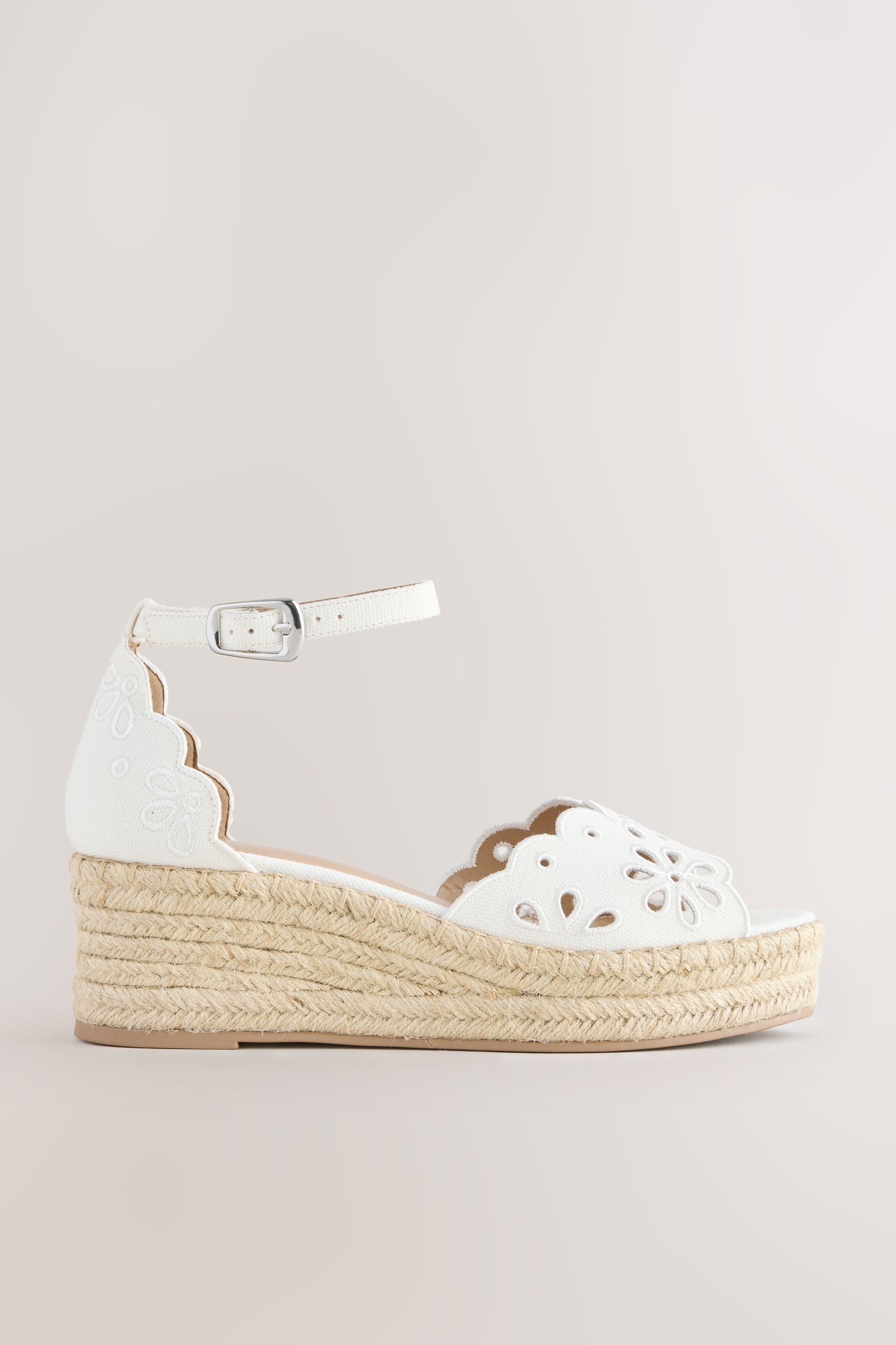 Next Forever Comfort® zehenfreie Keilabsatzschuhe Keilsandalette