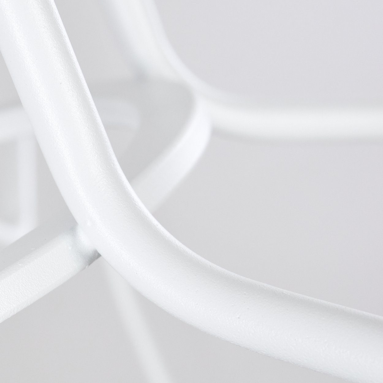 »Borghi« hofstein ohne in Metall Leuchtmittel, Hängeleuchte Hängelampe höhenverstellbar Weiß, 8xE27, moderne aus
