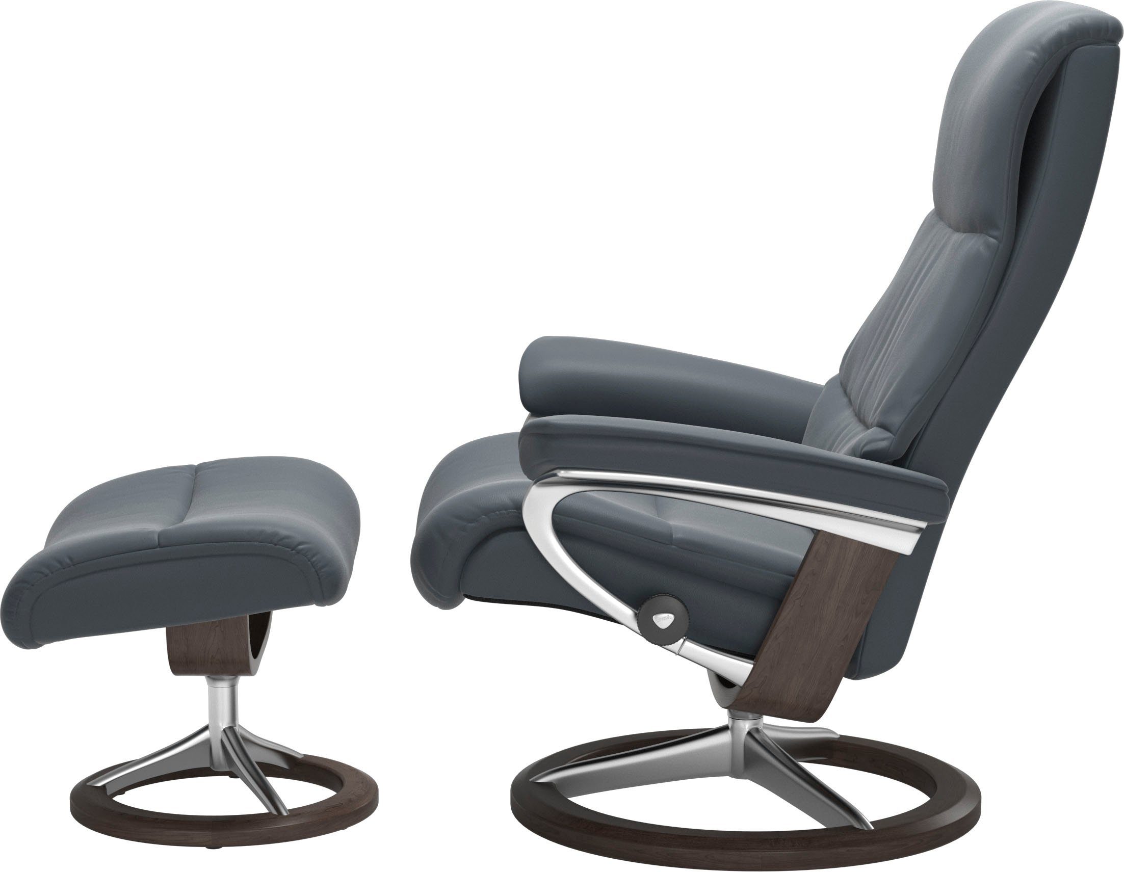 Wenge Stressless® Relaxsessel Signature S,Gestell Base, View, Größe mit