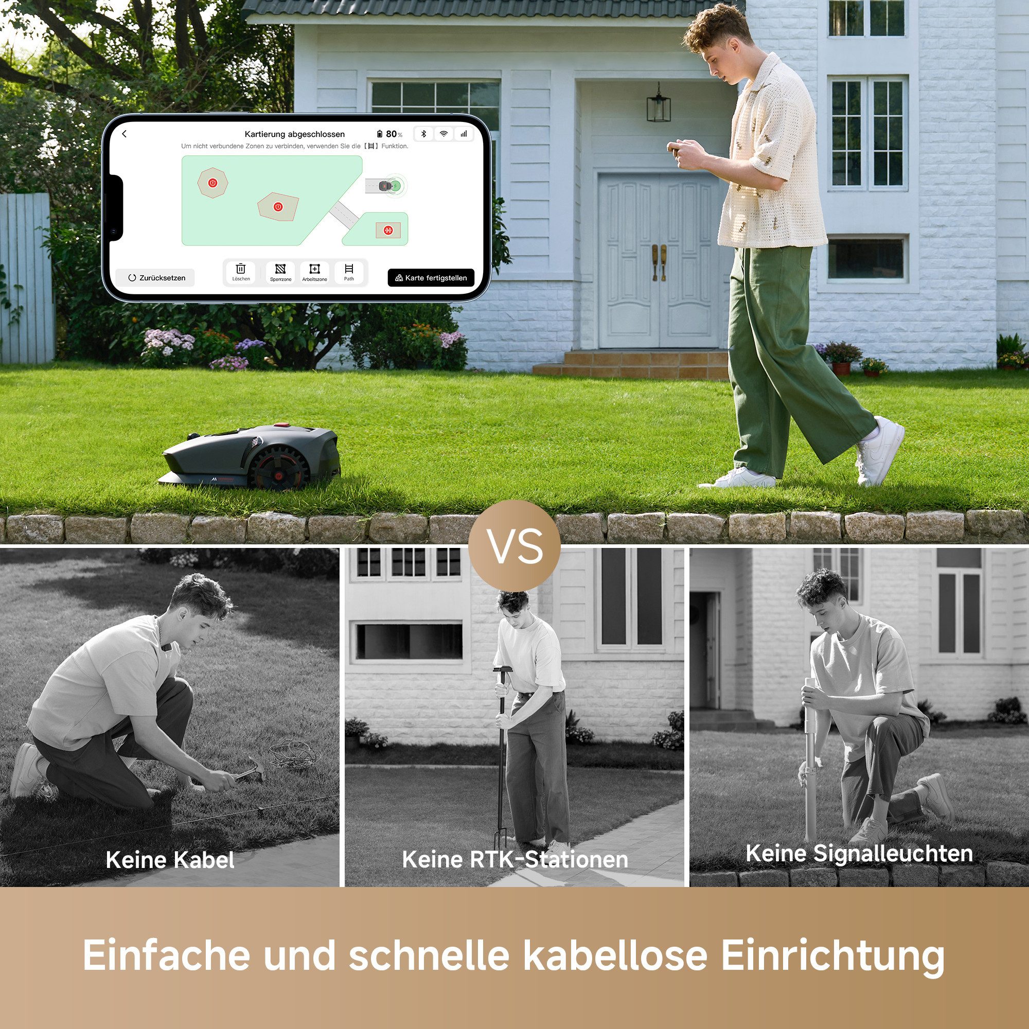 Mova Rasenmähroboter »Mova 1000«, bis...