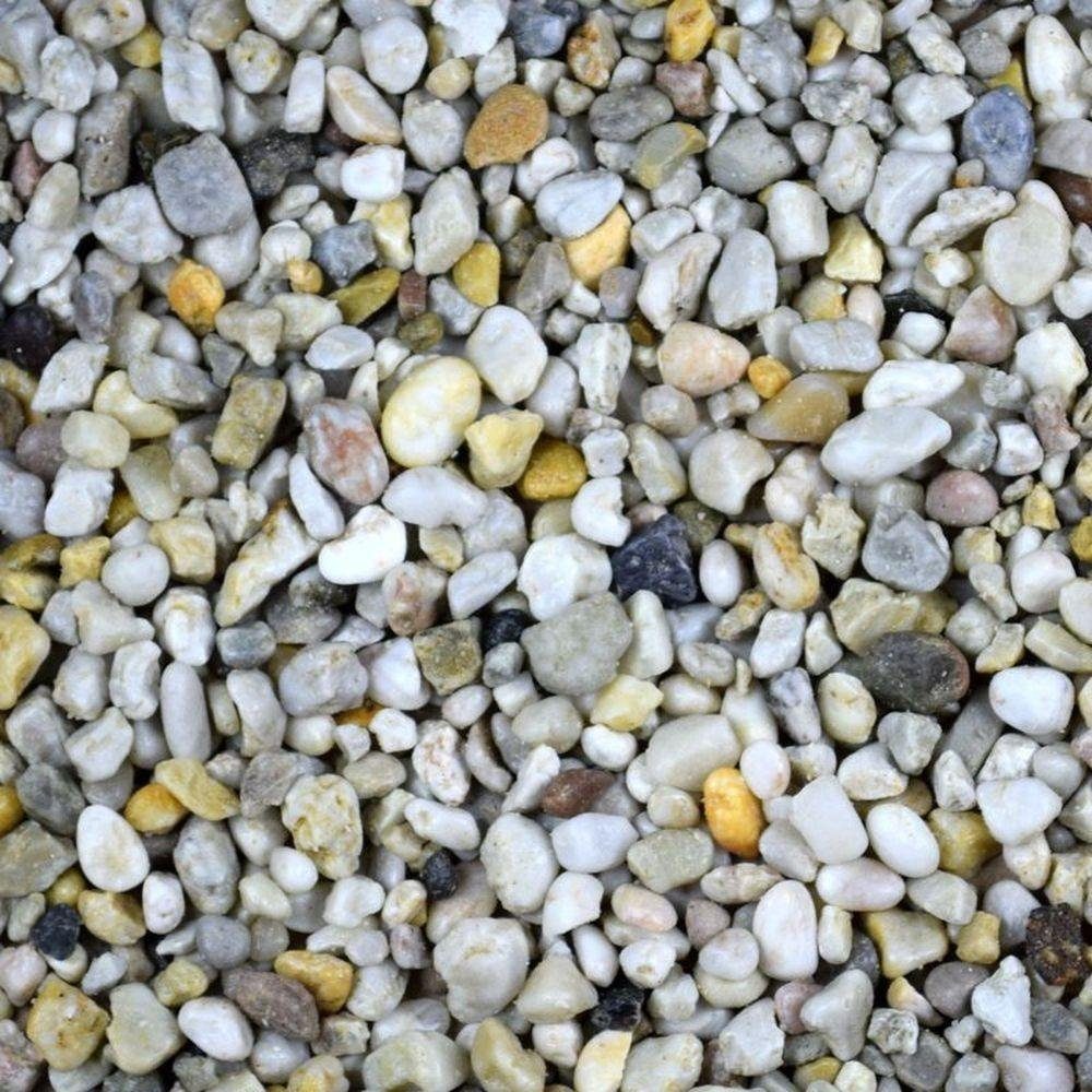 Kieselsteine Zierkies 25 kg Quarzkies Buntkies Teich Aquarium Garten Weg Kies