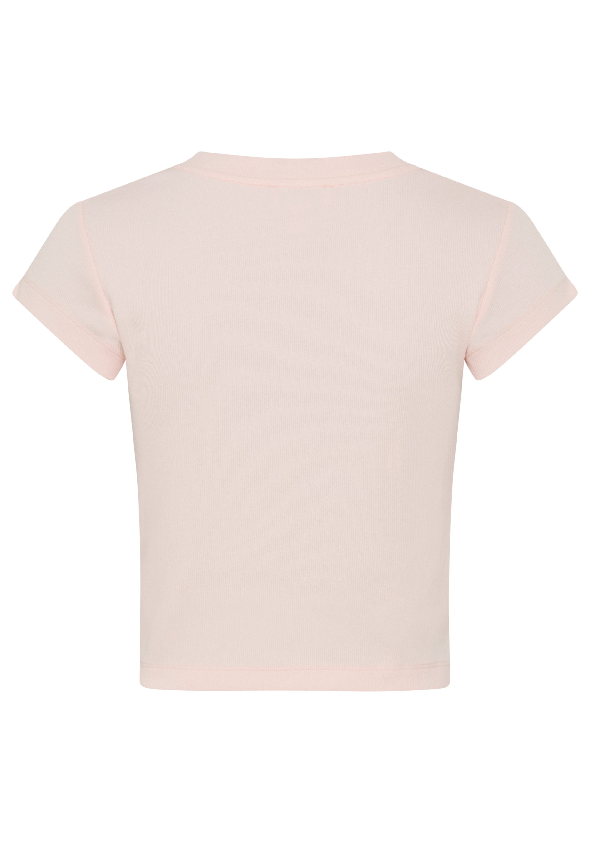 Calvin Klein Jeans T-Shirt A- SS WOVEN LABEL RIB VNECK TEE mit gewebtem Label