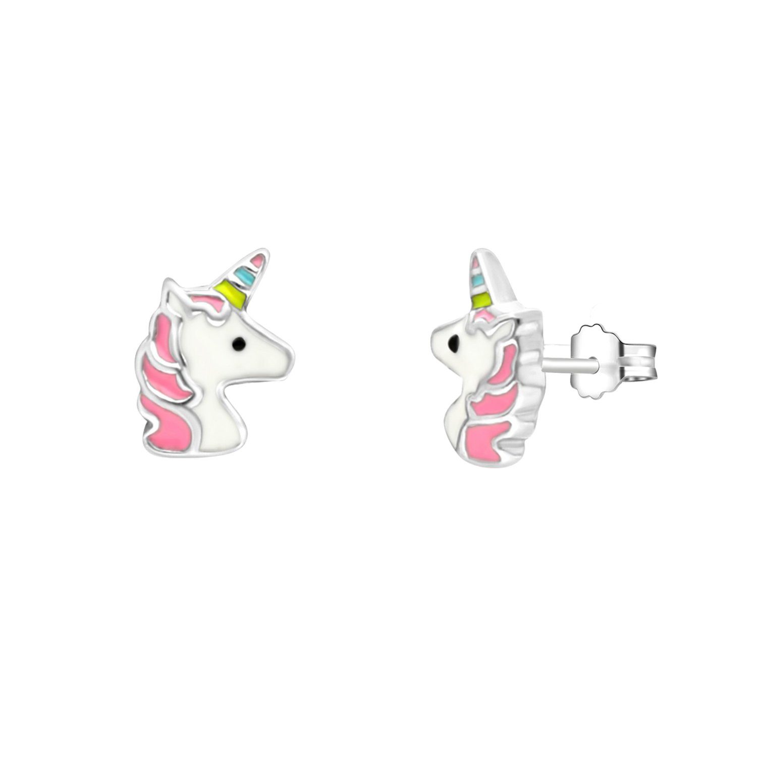 LUCARDI Paar Ohrstecker Ohrring - 925 Silber - Silber - Kinder