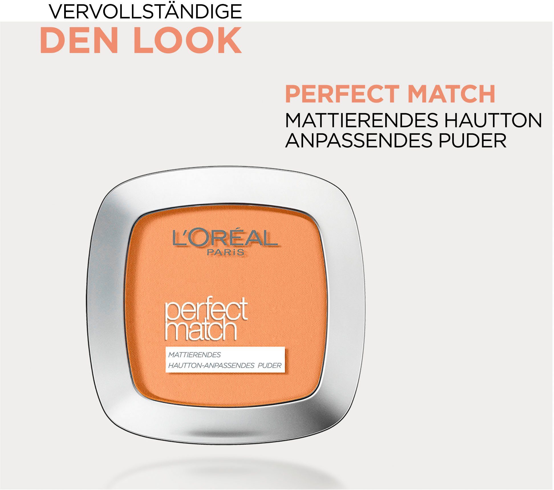 1.N Match PARIS Foundation L'ORÉAL Make-Up Doppelpack natur Perfect