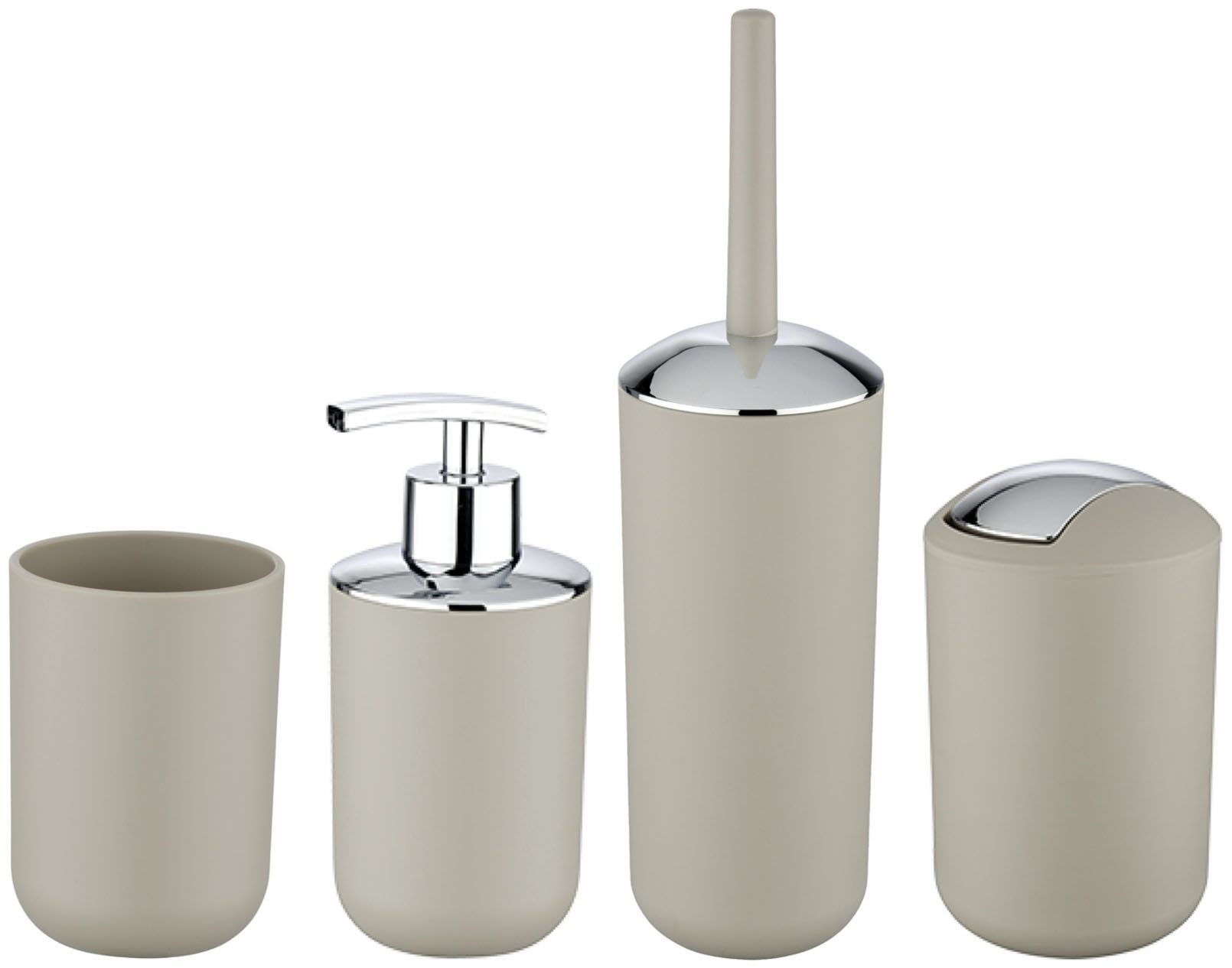 WENKO Badaccessoire-Set Brasil, Set, 4 tlg., Seifenspender, Zahnputzbecher, günstig online kaufen