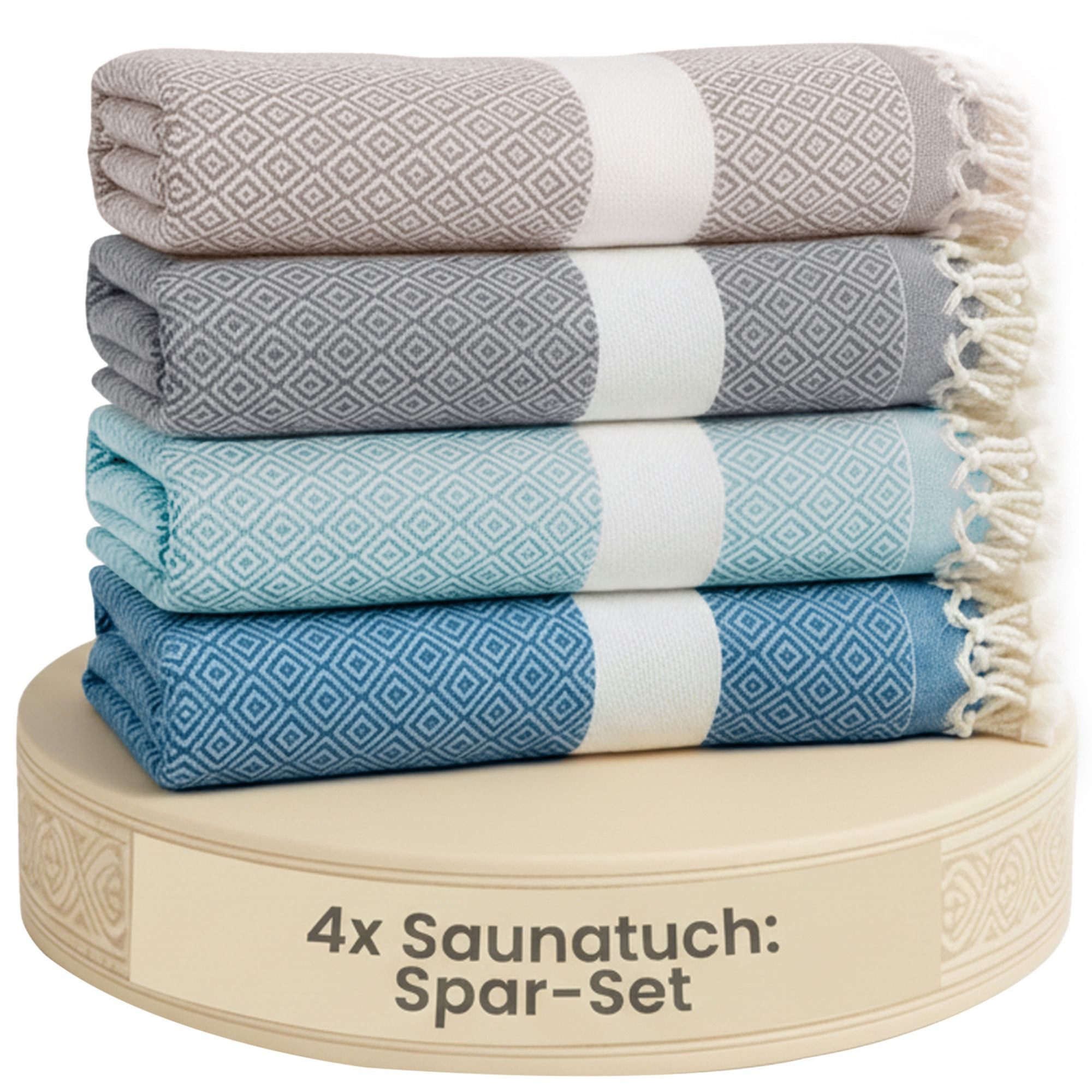 furora HOLIDAY Saunatuch Saunahandtuch Saunatuch Damen + Herren, Hamamtuch groß 100x200 XXL