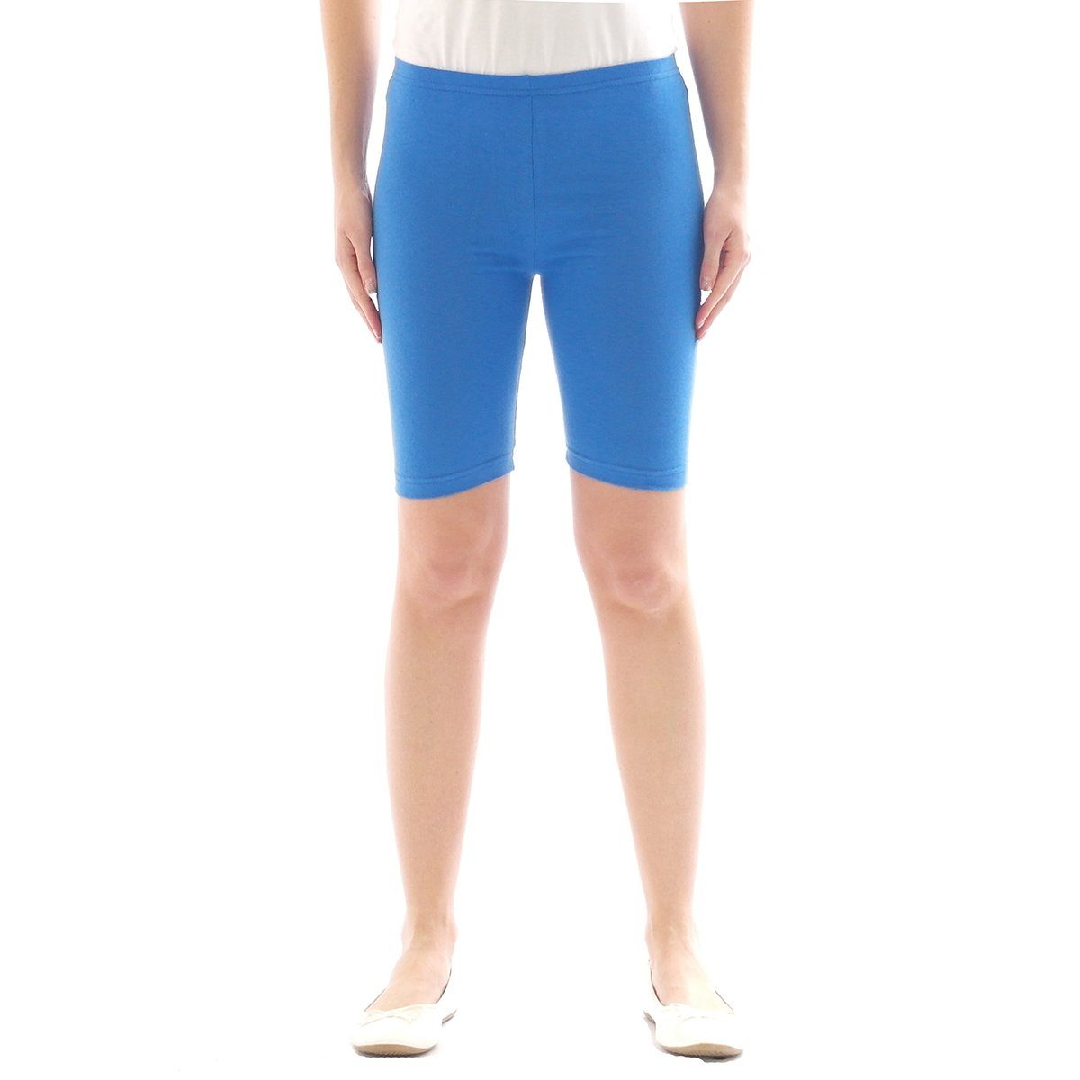 SYS Shorts Kinder Shorts Sport Pants 1/2 Baumwolle Jungen Mädchen blau