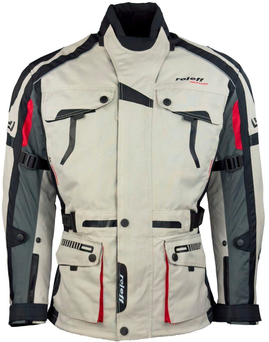 roleff Motorradjacke CHICAGO Mit Sicherheitsstreifen günstig online kaufen