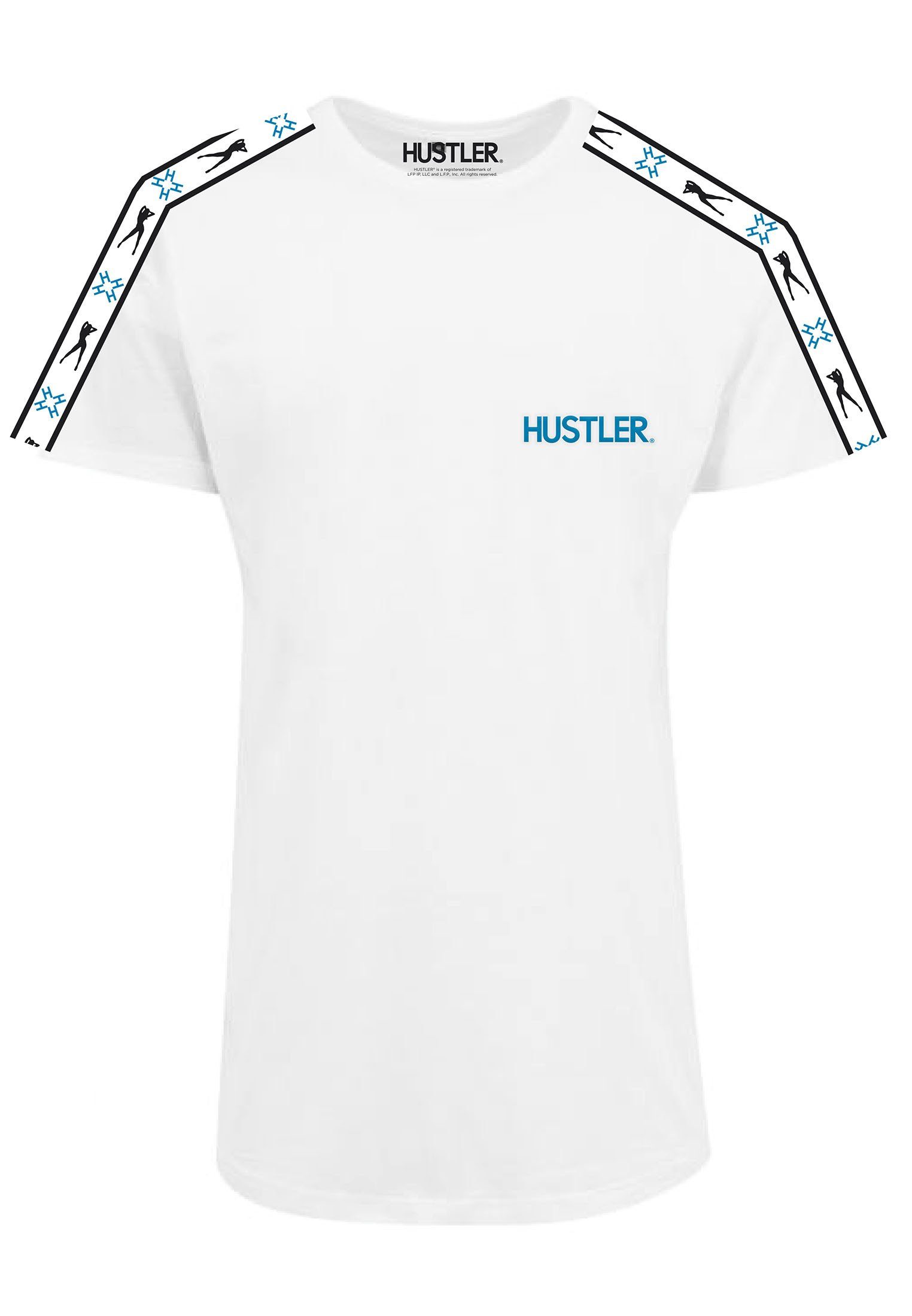 Merchcode T-Shirt Herren Hustler (1-tlg) Sidetape Tee