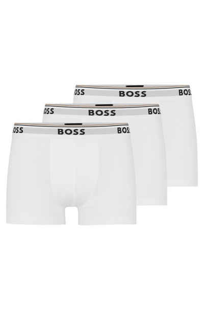 BOSS Trunk Trunk 3P Power (Packung, 3-St., 3er Pack) mit BOSS Logo-Eastikbund