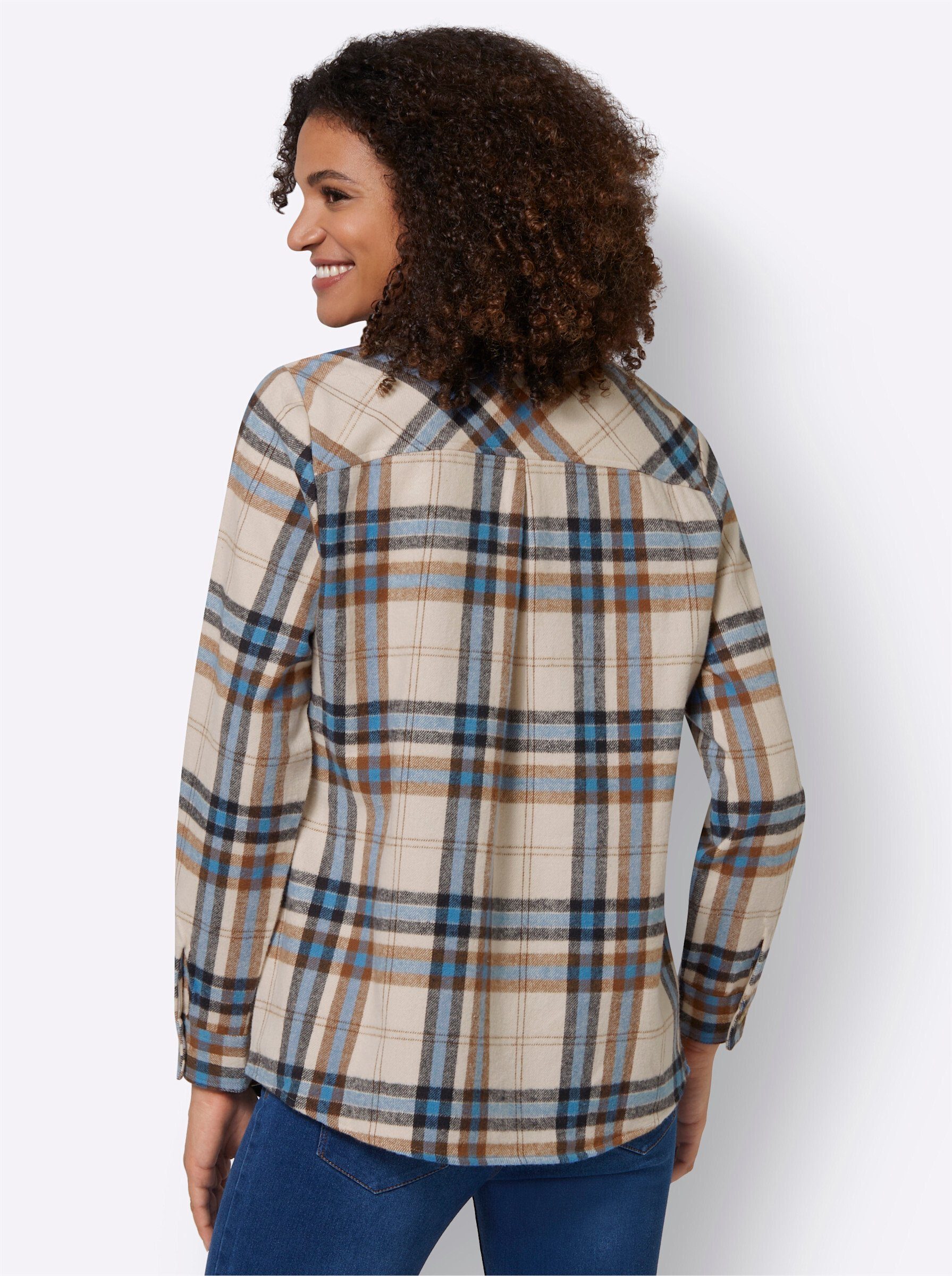 Witt Klassische Bluse Flanellbluse . günstig online kaufen