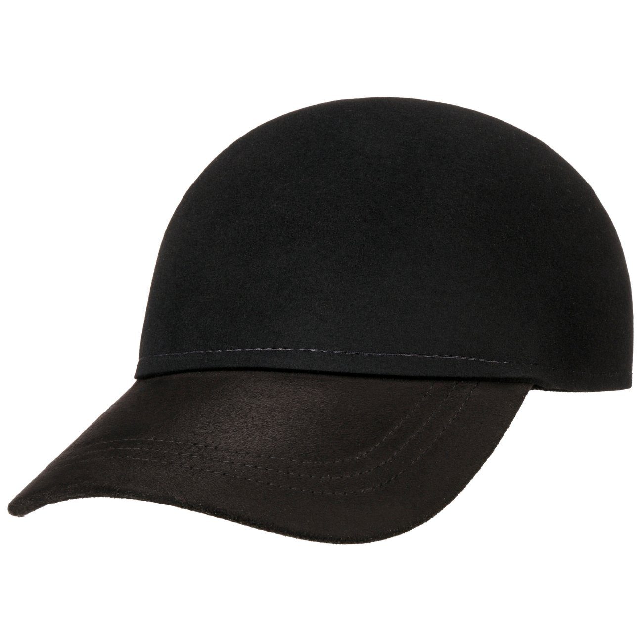 Kangol Baseball Cap (1-St) Basecap Metallschnalle, Made in USA schwarz