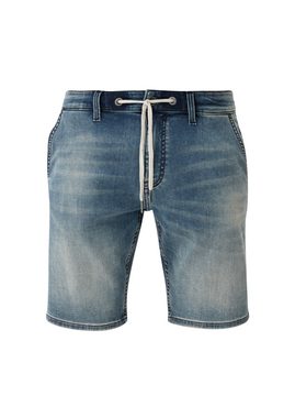 QS Jeansshorts Jeans-Shorts John / Regular Fit / Mid Rise / Straight Leg Waschung