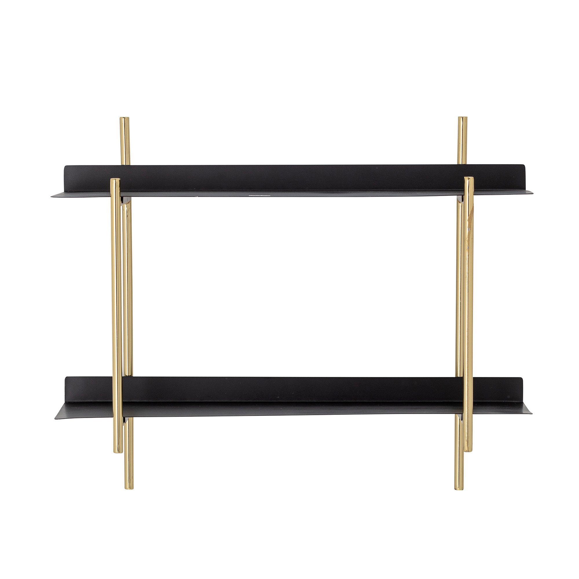 Bloomingville Regal Bloomingville Marvin Wandregal 61x49,5x20cm Eisen schwarz, 1-tlg.