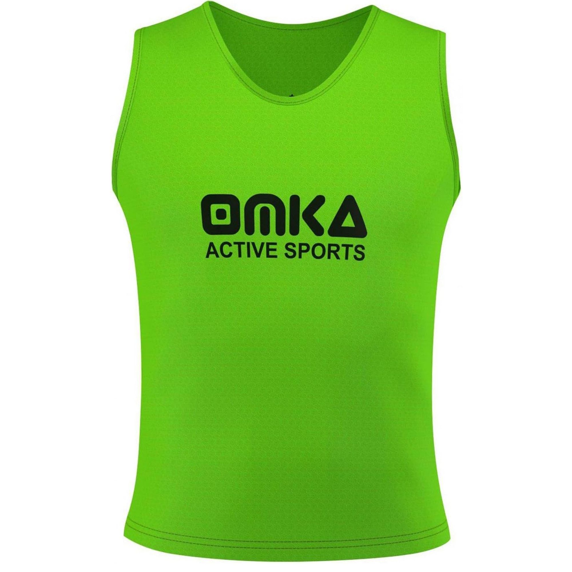 OMKA Trainingsleibchen OKLB01 6er Pack (Spar-Set, 6er-Pack) 6er Set OMKA Fußball Leibchen Trainingsleibchen